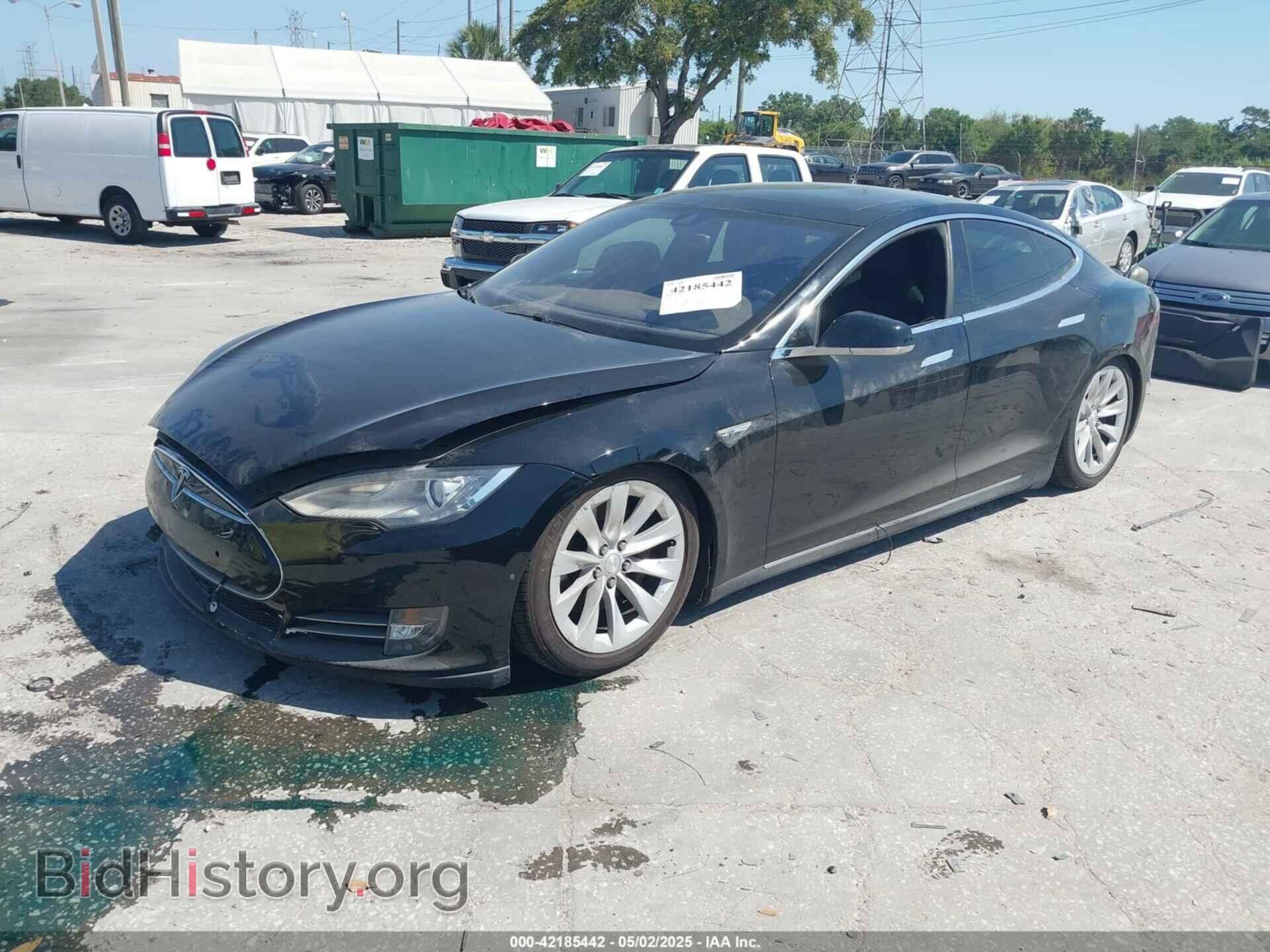 2014 TESLA MODEL S - VIN: 5YJSA1H25EFP65571 - Фото 2