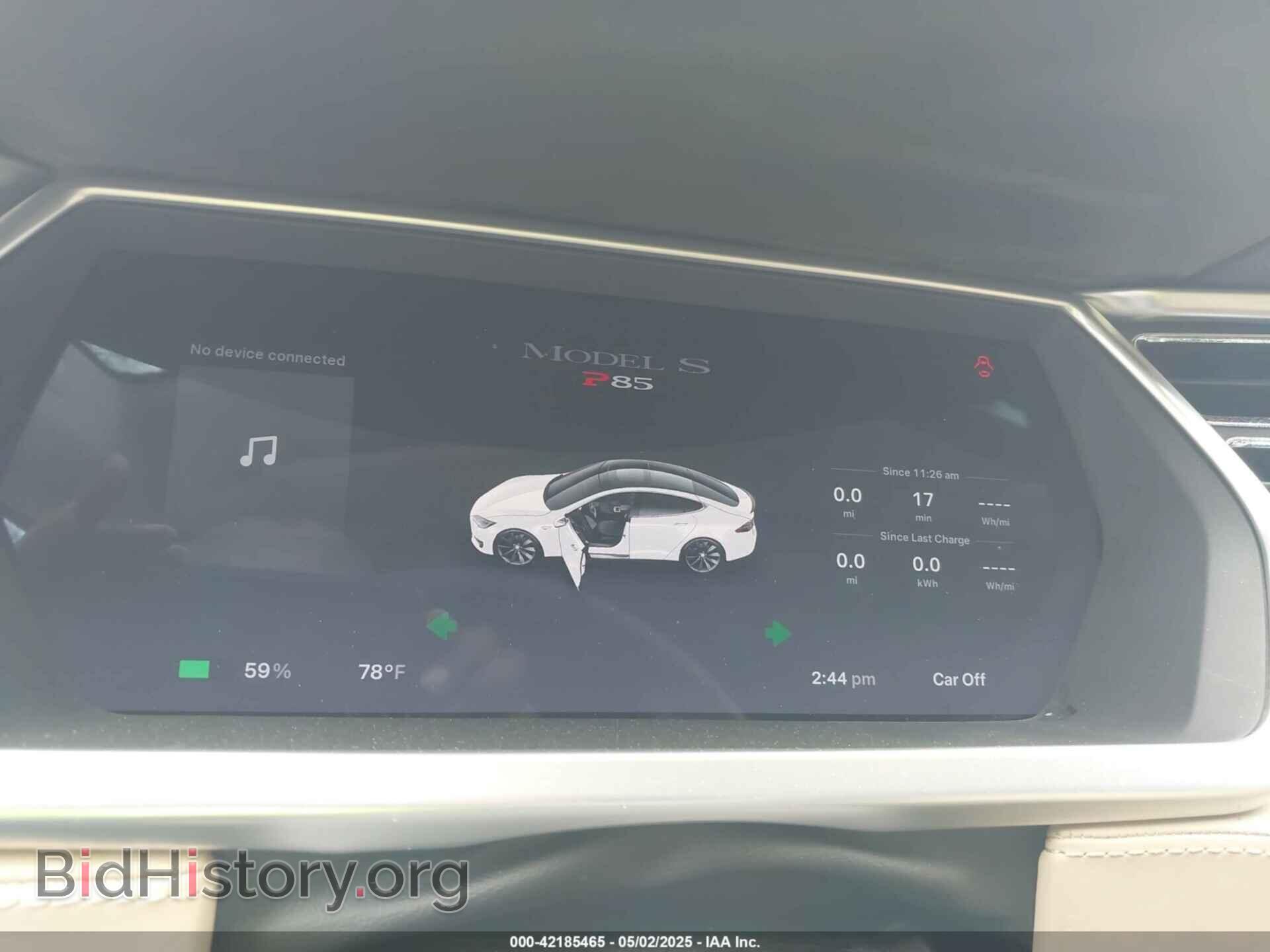 2013 TESLA MODEL S - VIN: 5YJSA1DP9DFP04076 - Фото 7