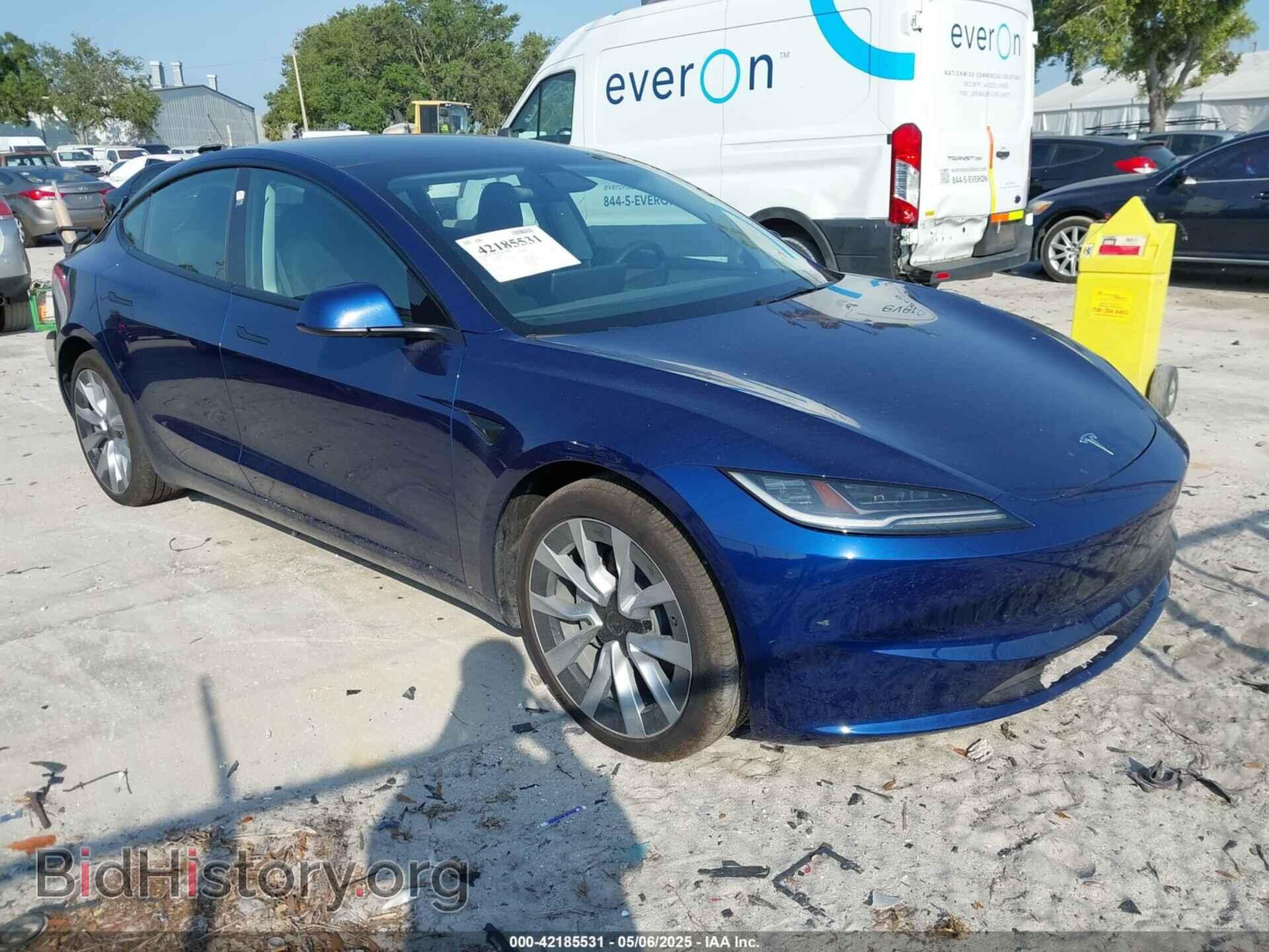 Photo 5YJ3E1EA4RF751347 - TESLA MODEL 3 2024