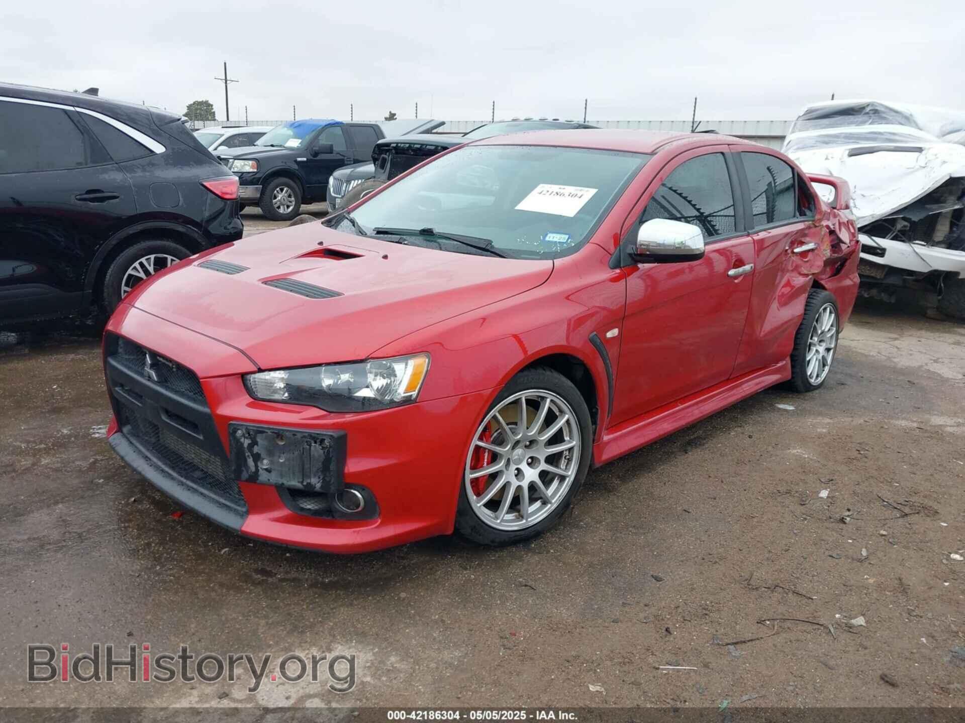 2014 MITSUBISHI LANCER EVOLUTION - VIN: JA32W8FV0EU006839 - Фото 2