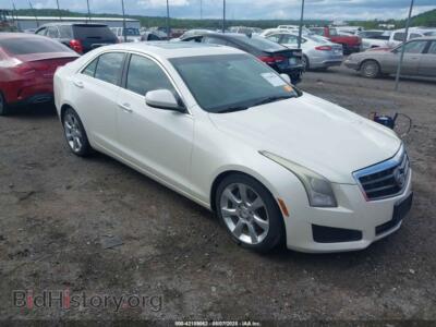 2014 Cadillac ATS Standard, white — VIN 1G6AA5RX4E0115516, IAAI