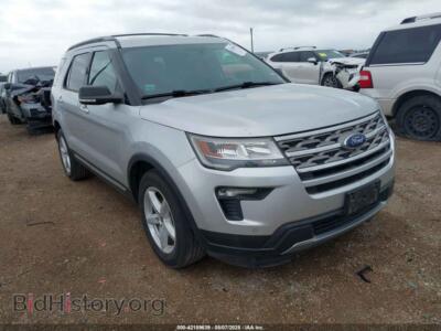 2018 Ford EXPLORER XLT, silver — VIN 1FM5K7D88JGB88909, IAAI