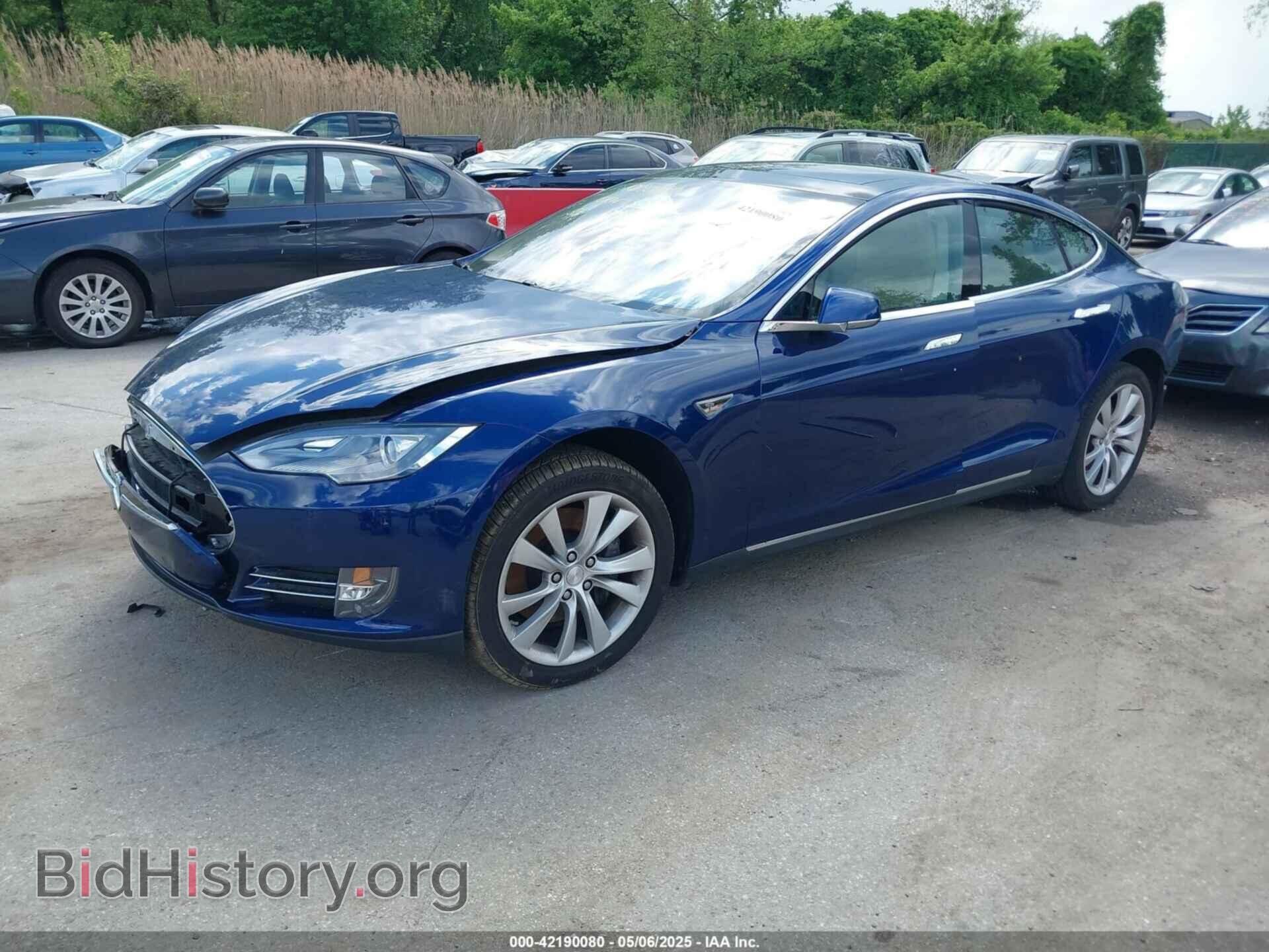 2015 TESLA MODEL S - VIN: 5YJSA1E27FF110186 - Фото 2