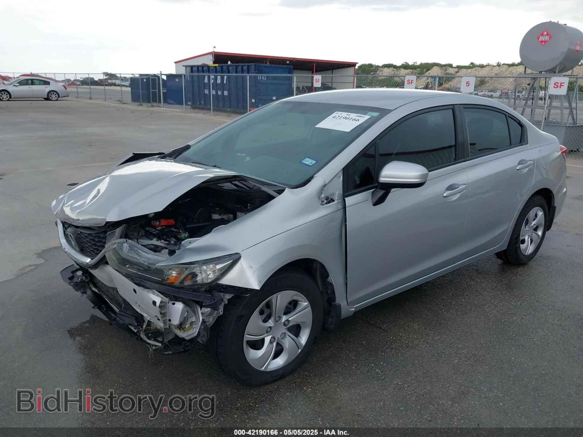 2015 HONDA CIVIC - VIN: 2HGFB2F55FH553395 - Фото 2