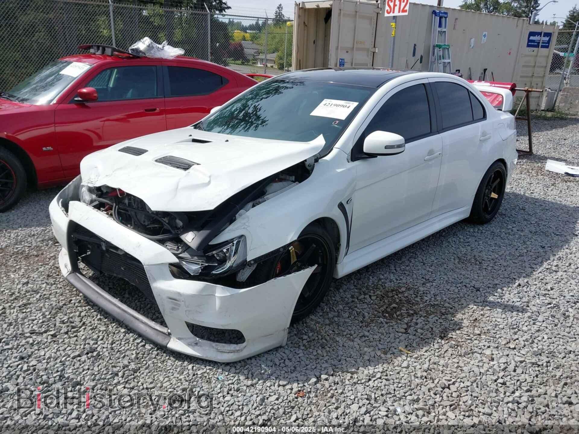 2015 MITSUBISHI LANCER EVOLUTION - VIN: JA32W8FV4FU025461 - Фото 2