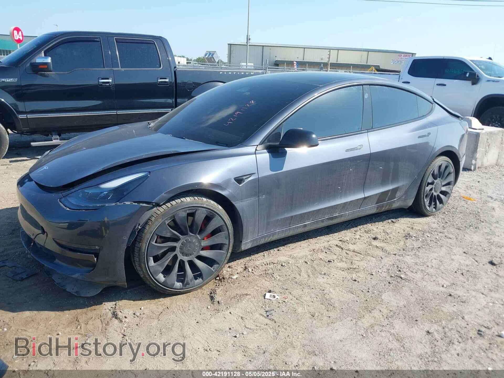 2022 TESLA MODEL 3 - VIN: 5YJ3E1EC8NF276975 - Фото 2