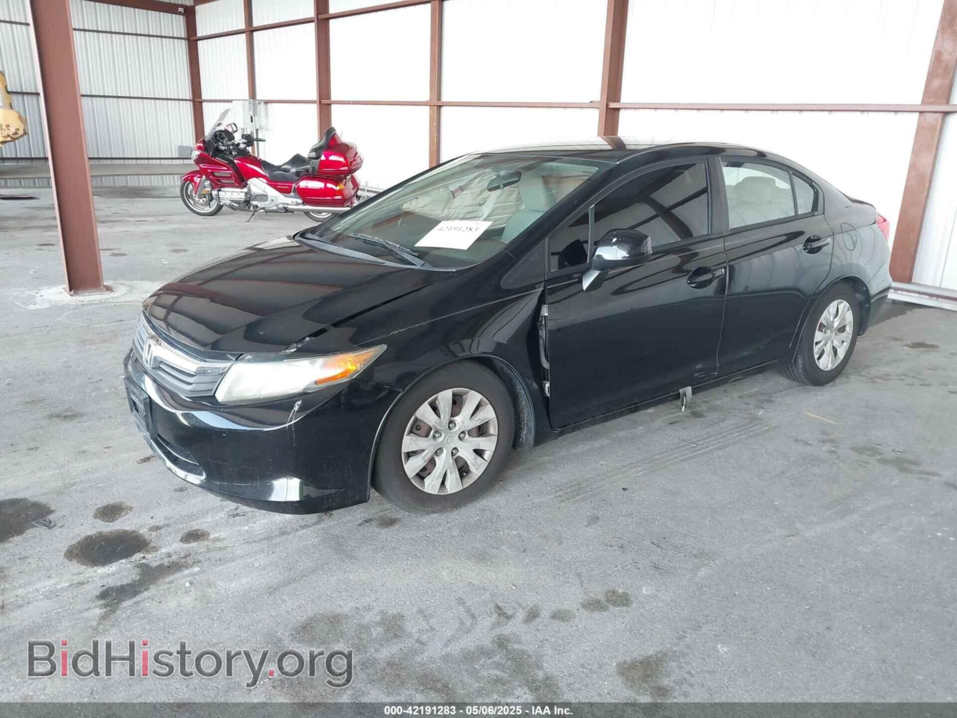 2012 HONDA CIVIC - VIN: 19XFB2F52CE101765 - Фото 2