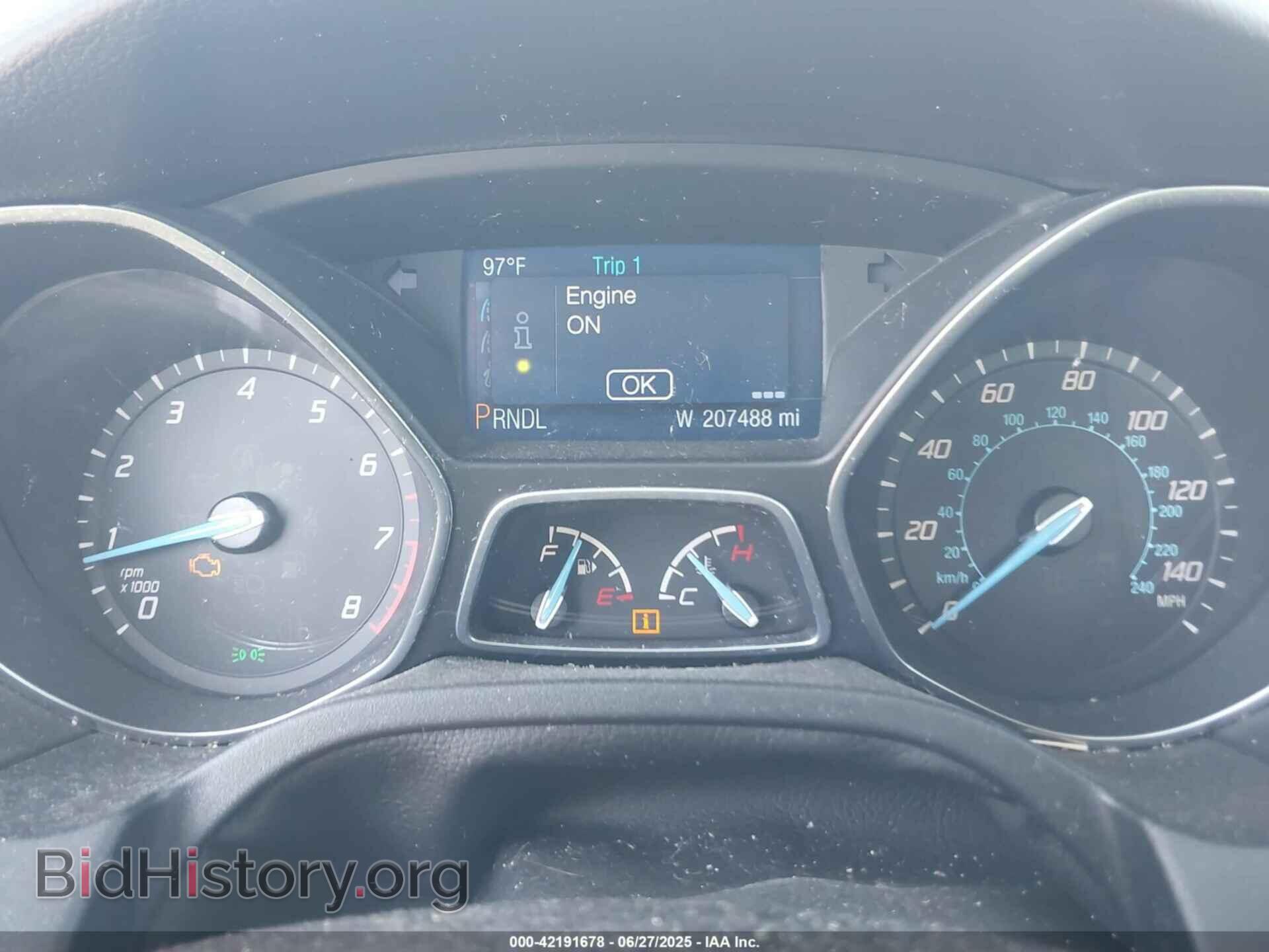 2014 FORD FOCUS - VIN: 1FADP3F26EL266044 - Фото 7
