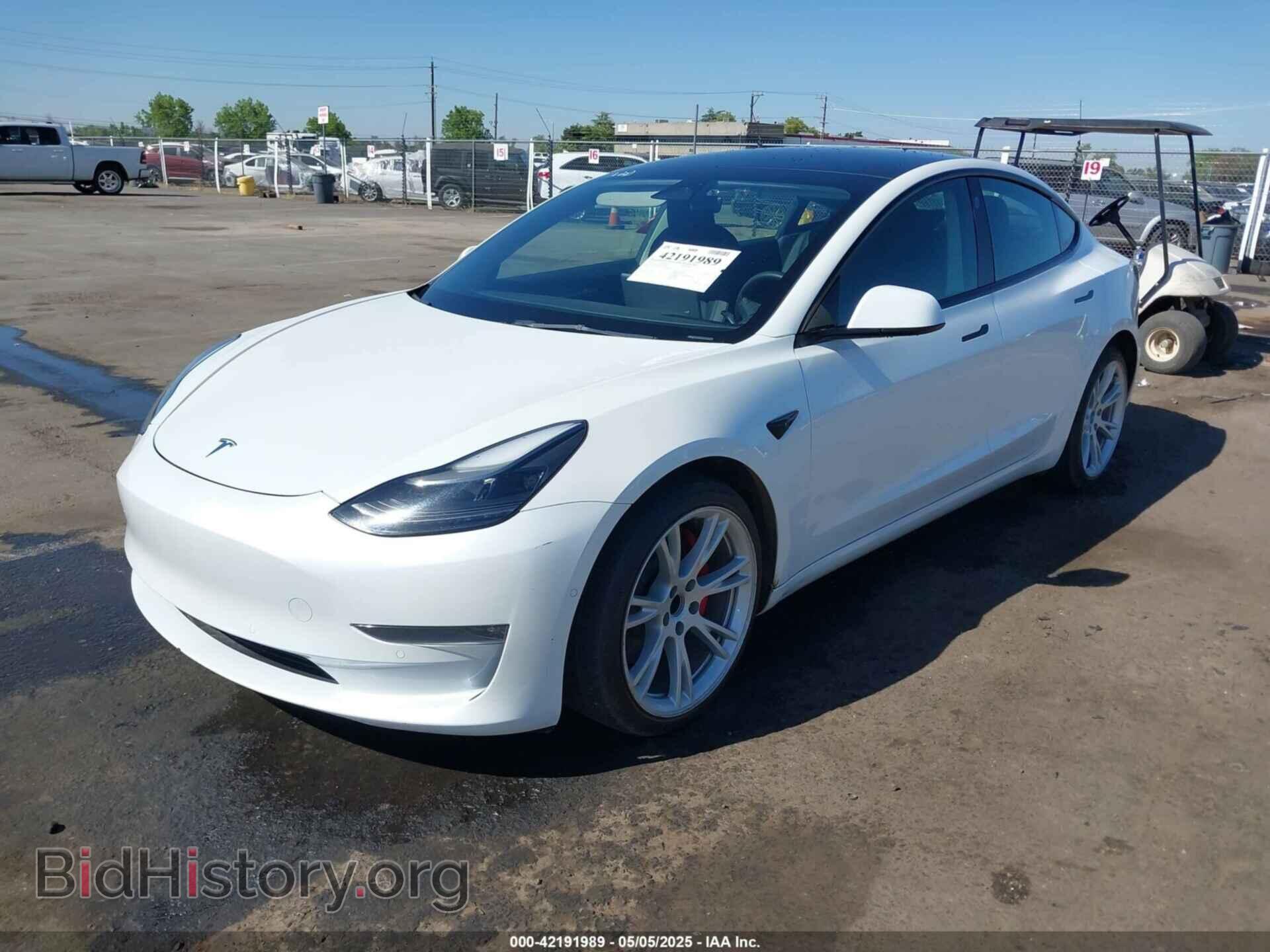 2022 TESLA MODEL 3 - VIN: 5YJ3E1EC2NF270198 - Фото 2