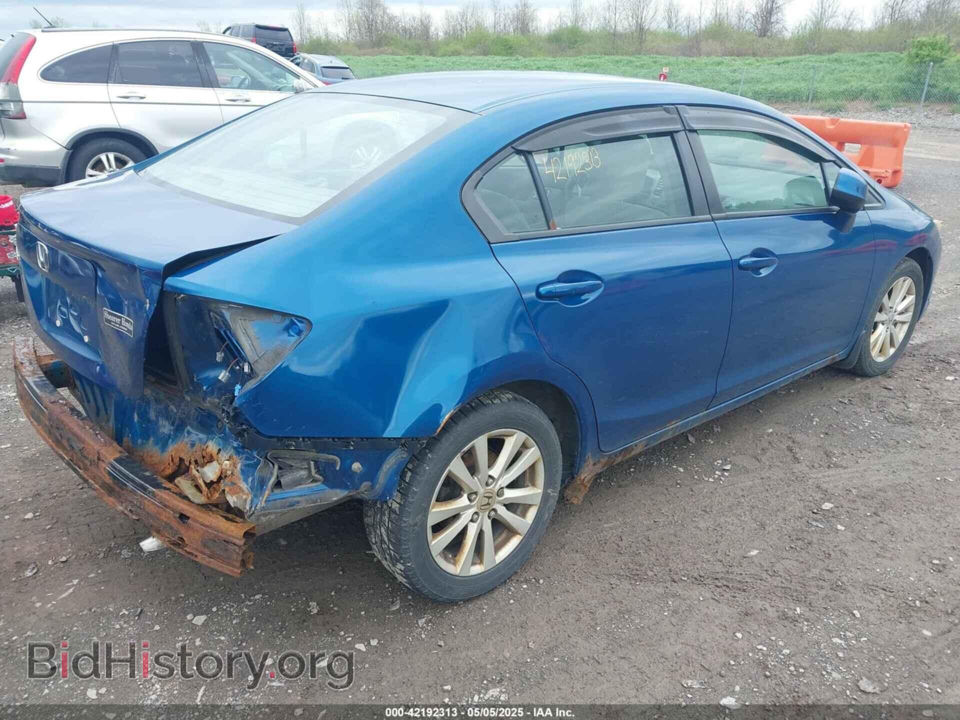 2012 HONDA CIVIC - VIN: 2HGFB2F86CH544873 - Фото 4