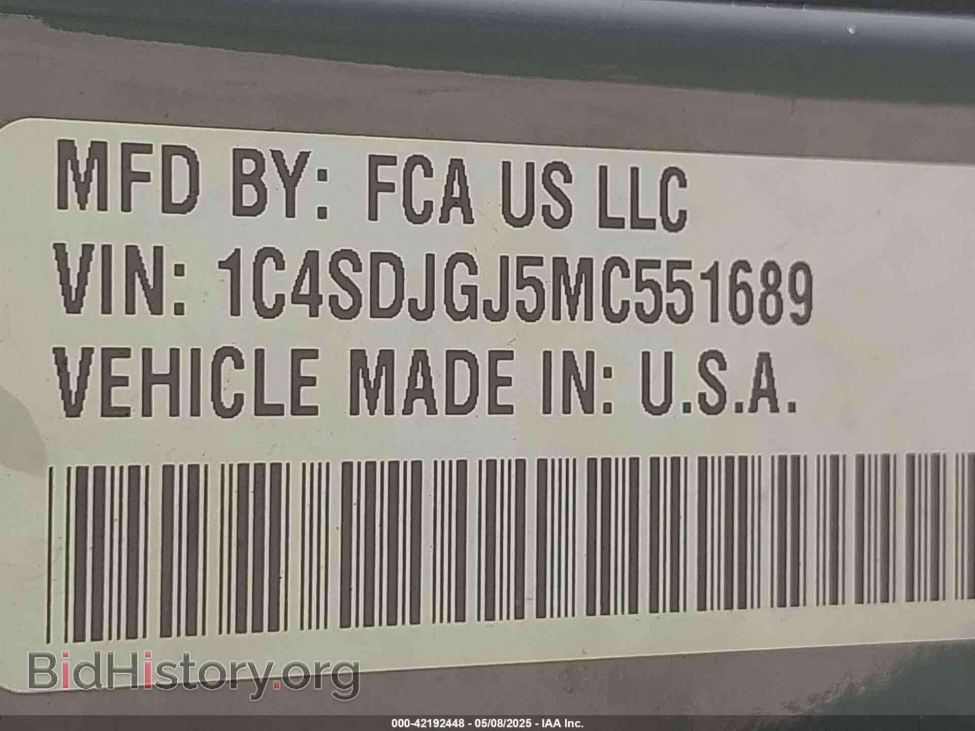 2021 DODGE DURANGO - VIN: 1C4SDJGJ5MC551689 - Photo 9
