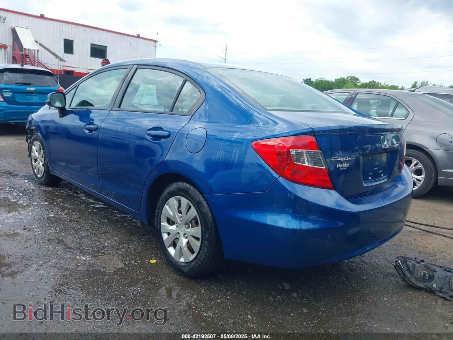 2012 HONDA CIVIC - VIN: 19XFB2F5XCE366000 - Фото 3