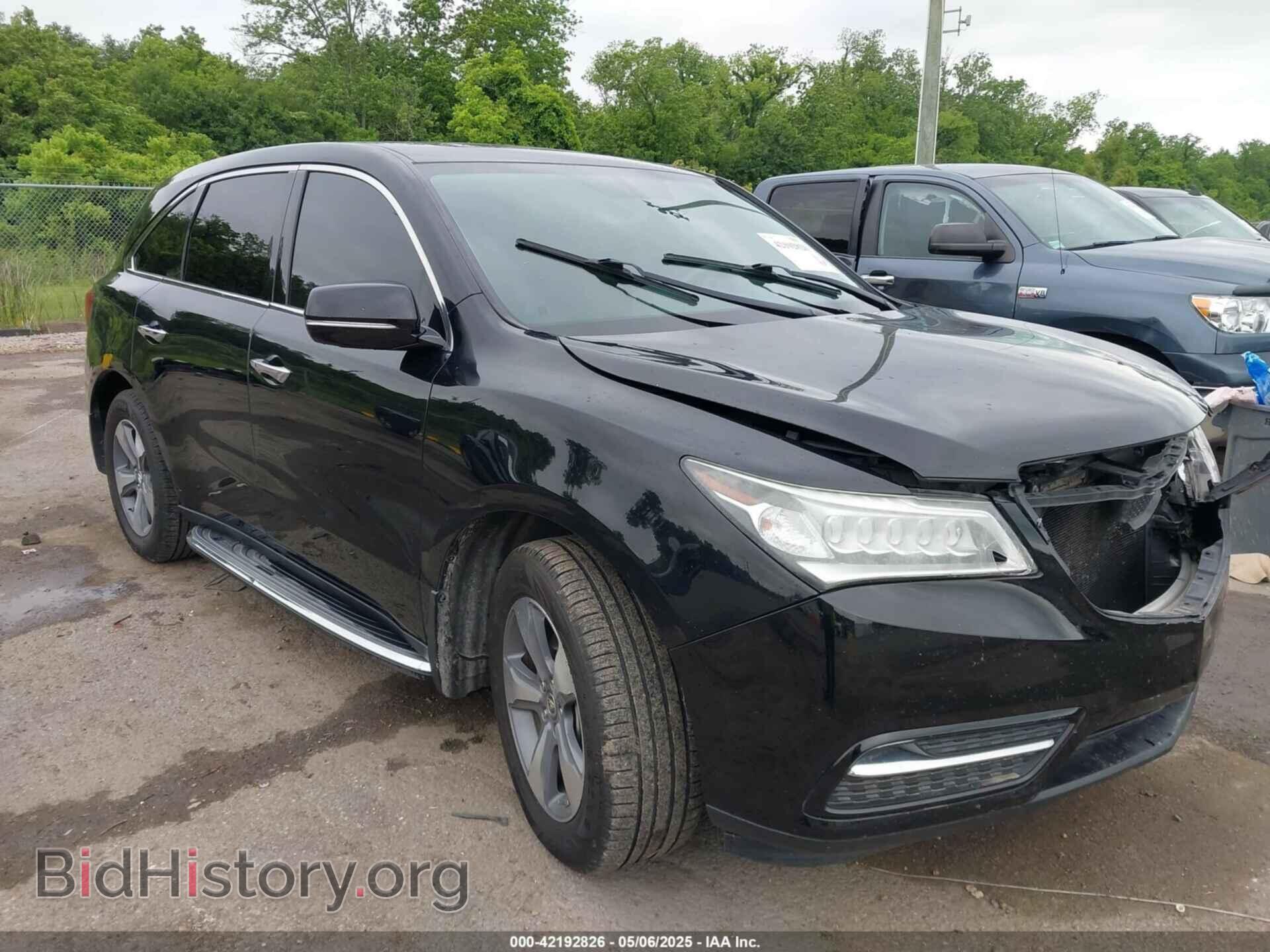 Photo 5FRYD3H29GB017274 - ACURA MDX 2016