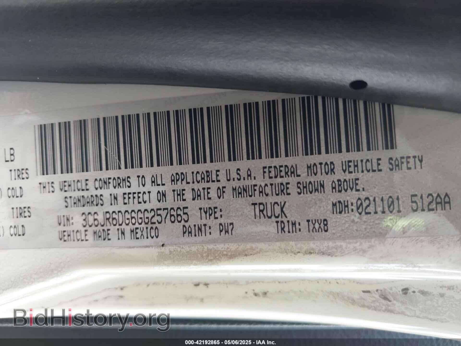 2016 RAM 1500 - VIN: 3C6JR6DG6GG257665 - Фото 9