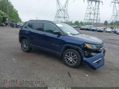 2020 Jeep COMPASS Latitude 4X4, синий — VIN 3C4NJDBB7LT160148, IAAI