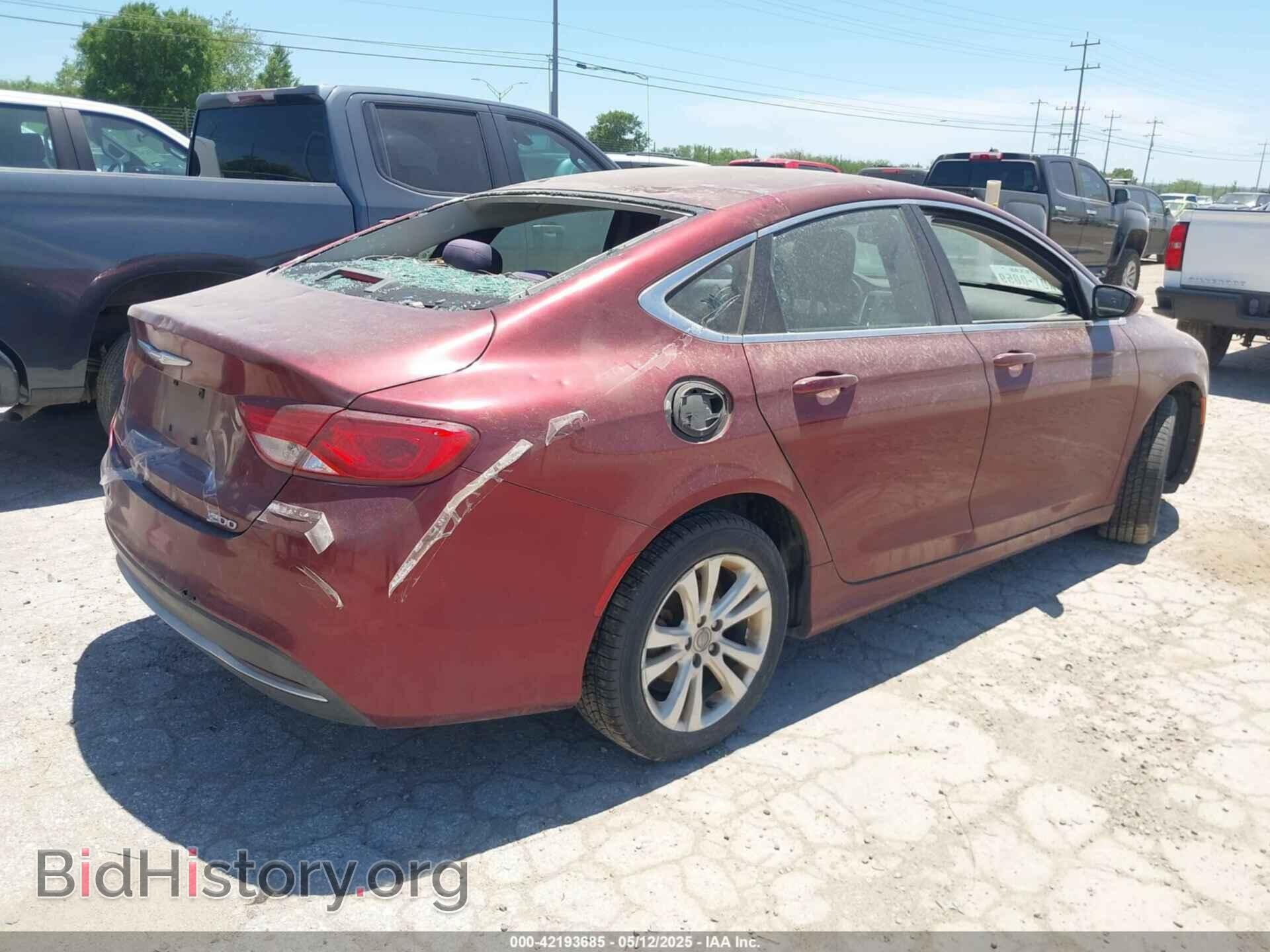 2016 CHRYSLER 200 - VIN: 1C3CCCAB7GN116335 - Фото 4