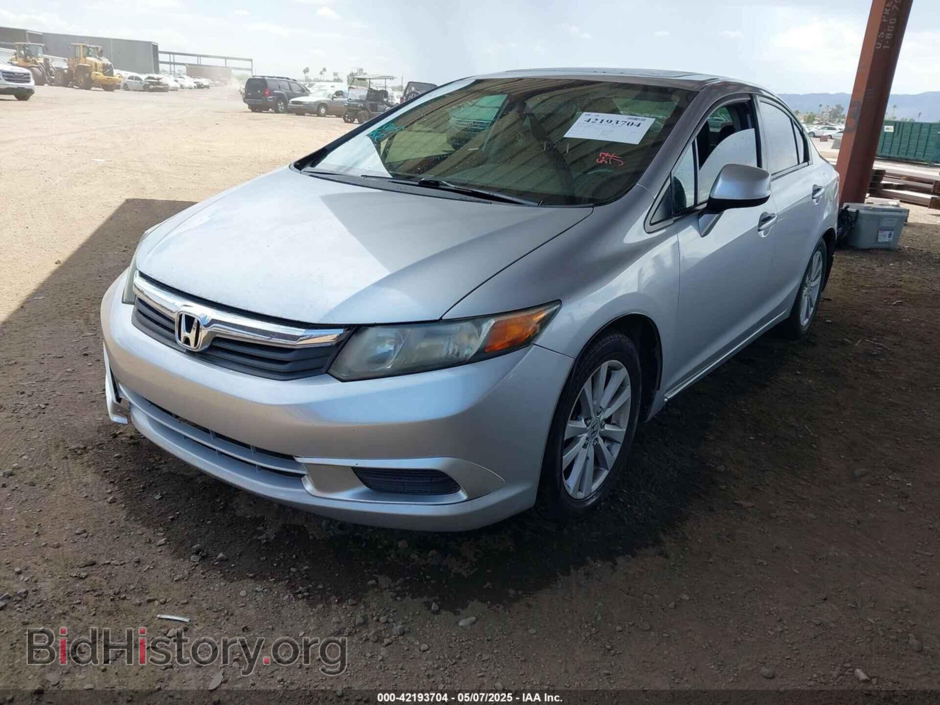 2012 HONDA CIVIC - VIN: 2HGFB2F82CH522594 - Фото 2