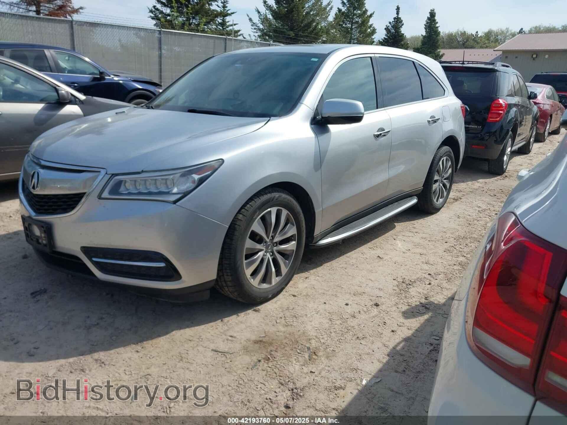 2014 ACURA MDX - VIN: 5FRYD4H45EB008463 - Фото 2