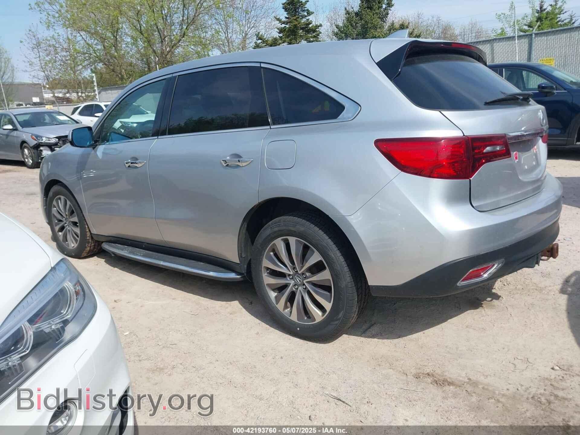 2014 ACURA MDX - VIN: 5FRYD4H45EB008463 - Фото 3