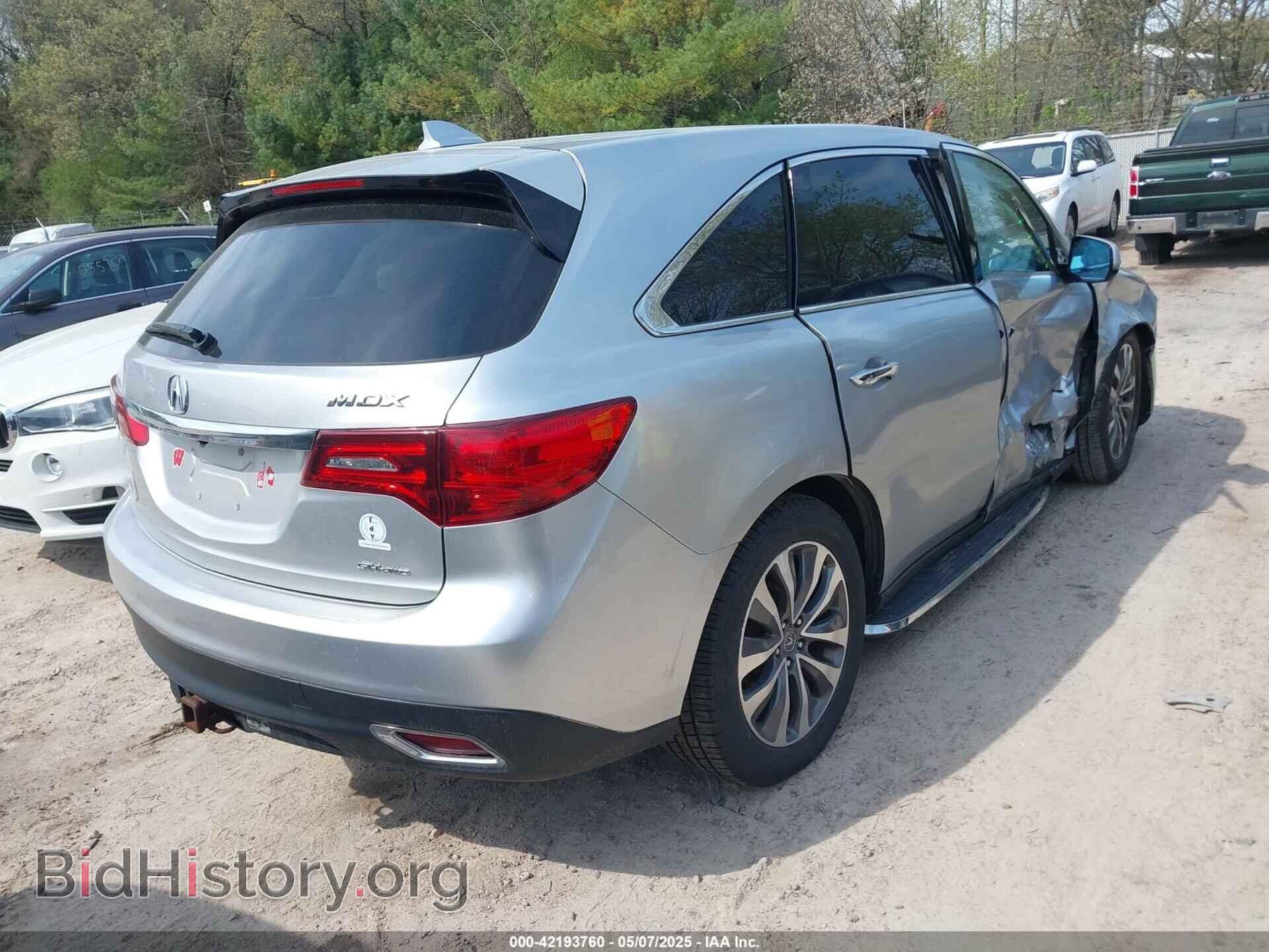 2014 ACURA MDX - VIN: 5FRYD4H45EB008463 - Фото 4