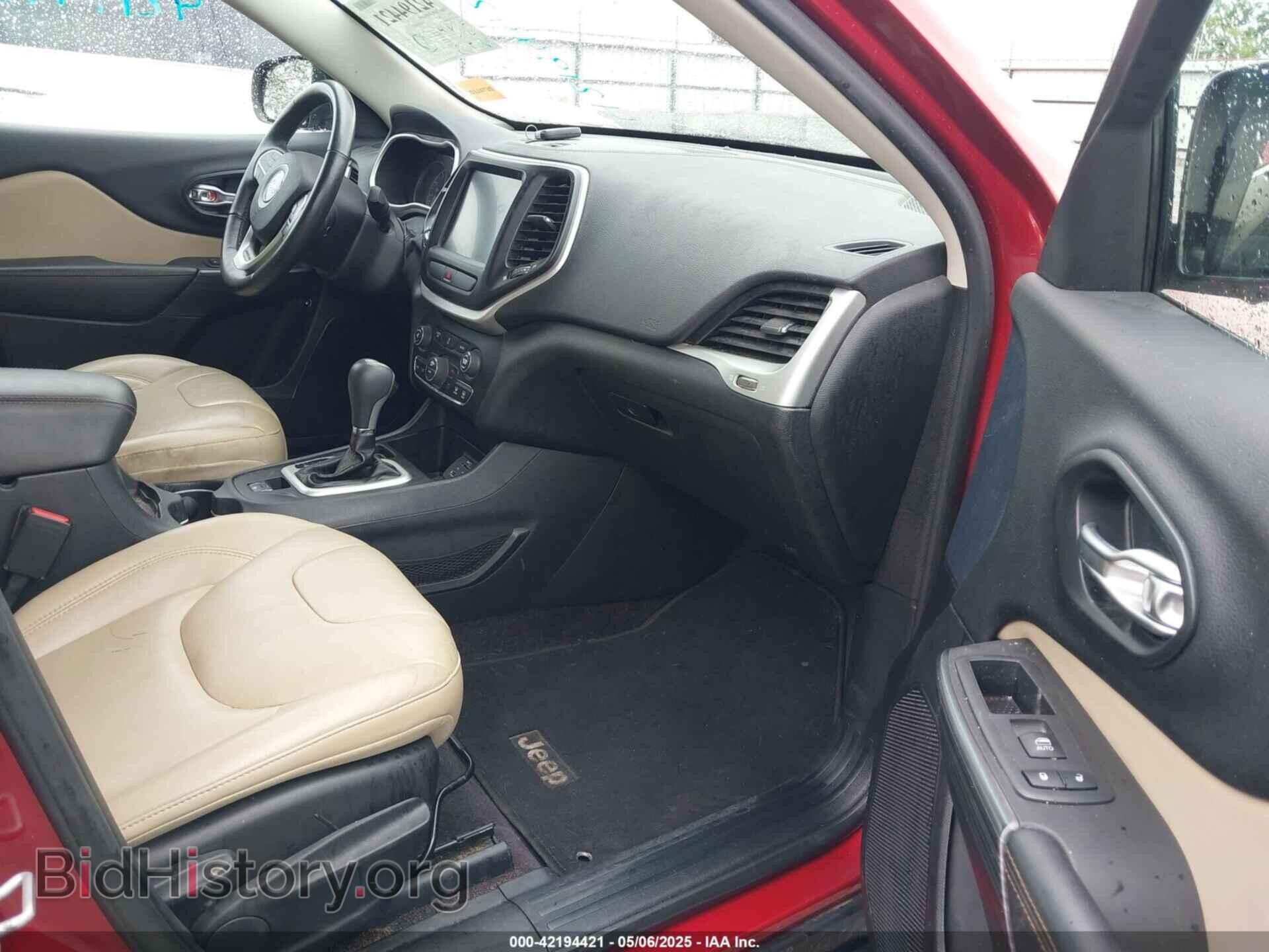 2016 JEEP CHEROKEE - VIN: 1C4PJLDB4GW260434 - Фото 5