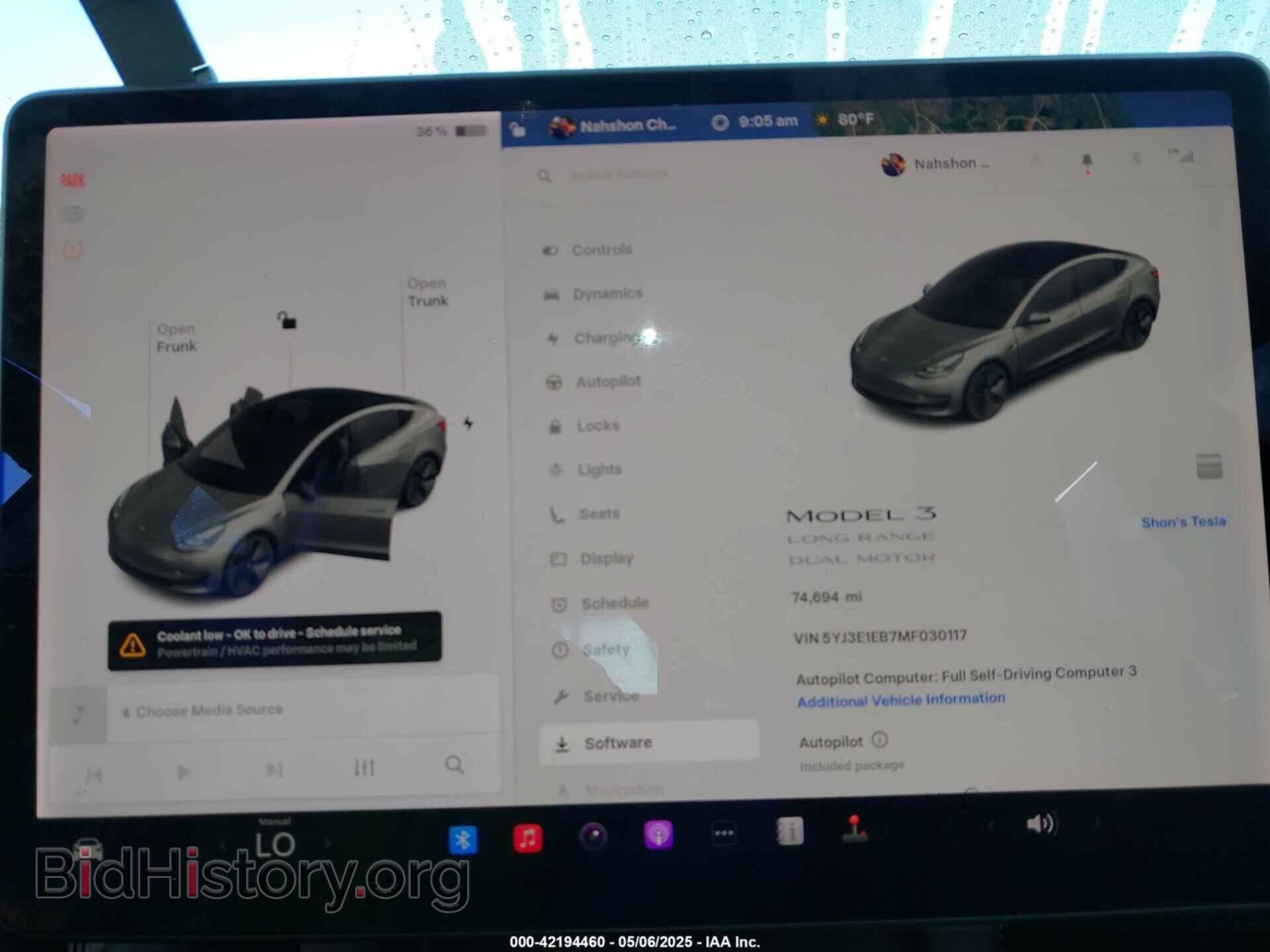 2021 TESLA MODEL 3 - VIN: 5YJ3E1EB7MF030117 - Photo 7