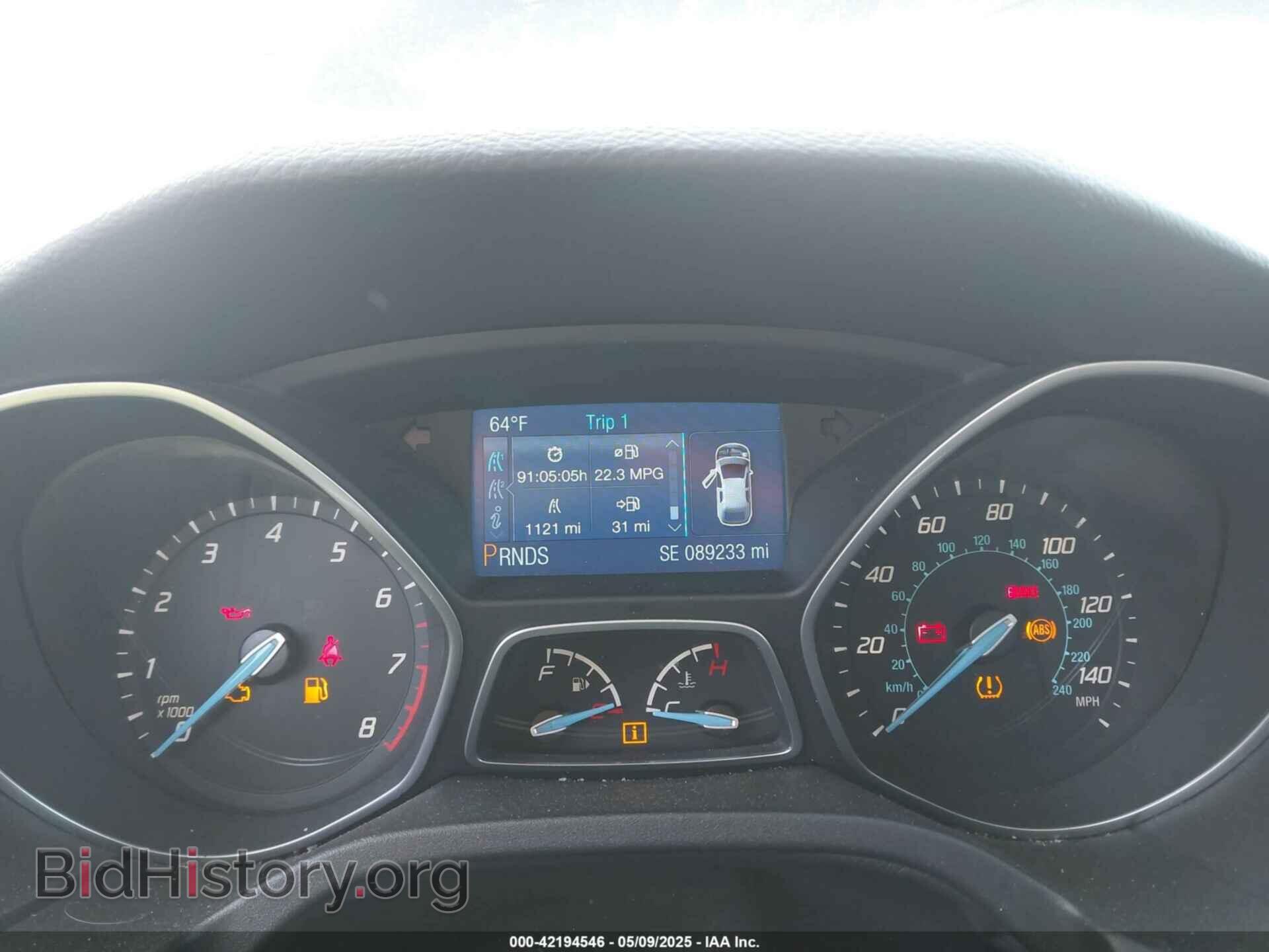 2014 FORD FOCUS - VIN: 1FADP3F22EL198311 - Фото 7