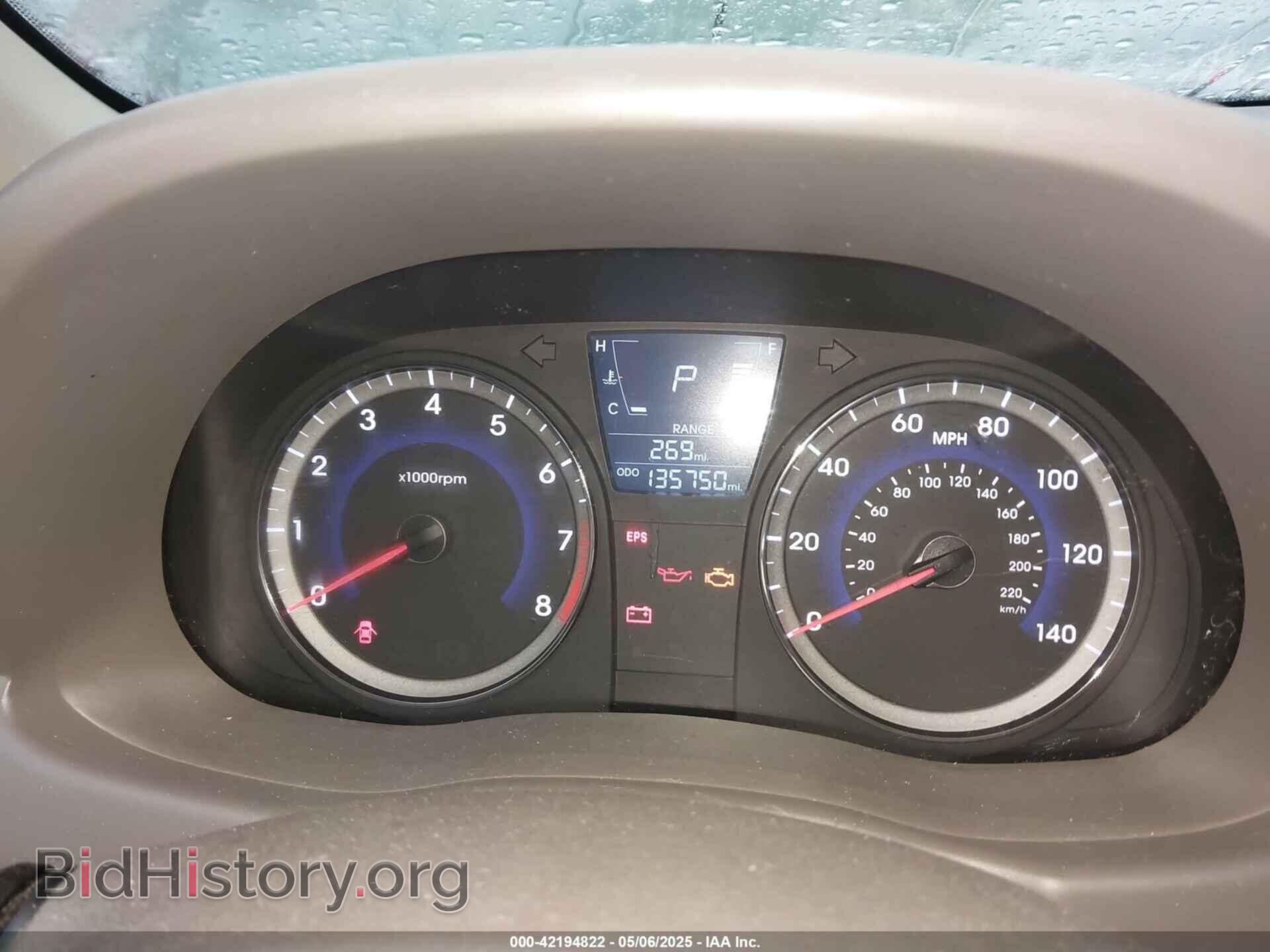 2013 HYUNDAI ACCENT - VIN: KMHCU4AE4DU490309 - Фото 7