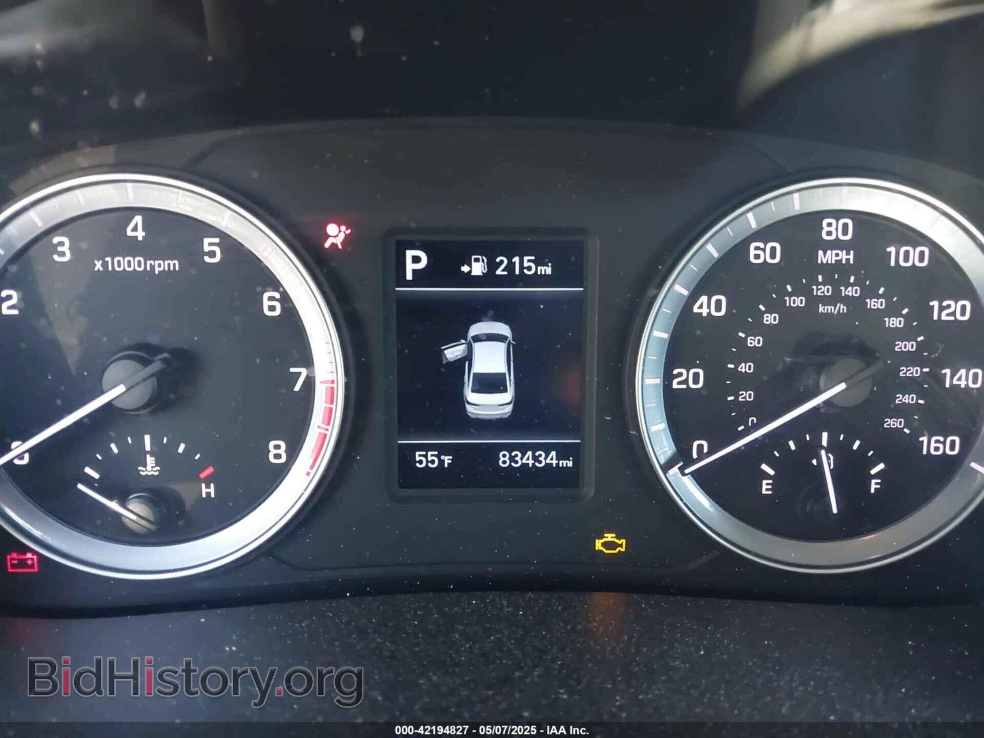 2019 HYUNDAI SONATA - VIN: 5NPE24AF8KH810752 - Фото 7