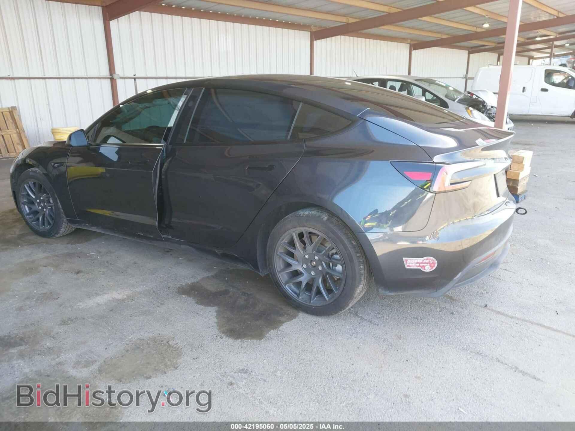 2024 TESLA MODEL 3 - VIN: 5YJ3E1EB1RF816244 - Фото 3