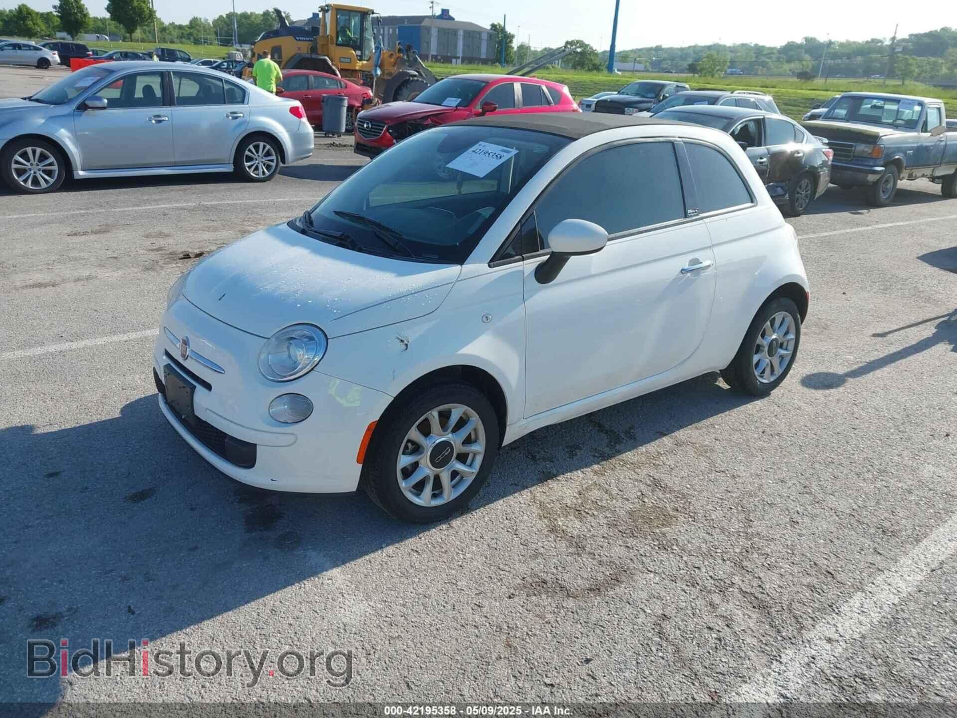 2017 FIAT 500C - VIN: 3C3CFFLR3HT558033 - Фото 2