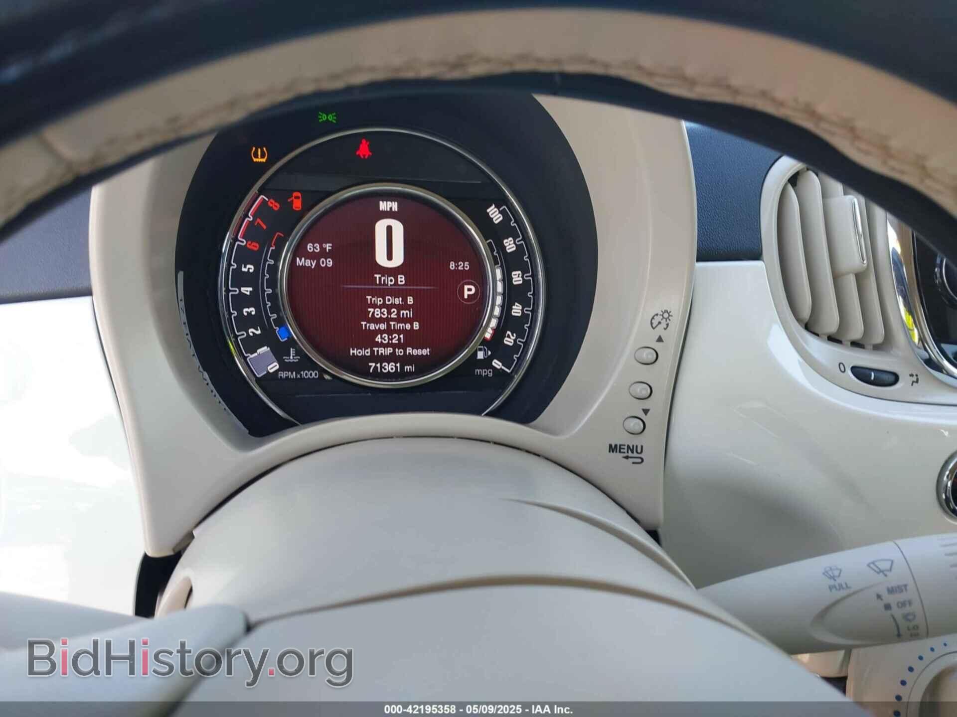 2017 FIAT 500C - VIN: 3C3CFFLR3HT558033 - Фото 7