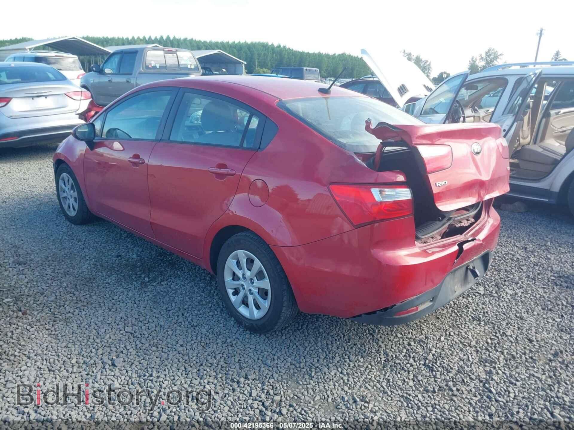 2014 KIA RIO - VIN: KNADM4A34E6390978 - Фото 3