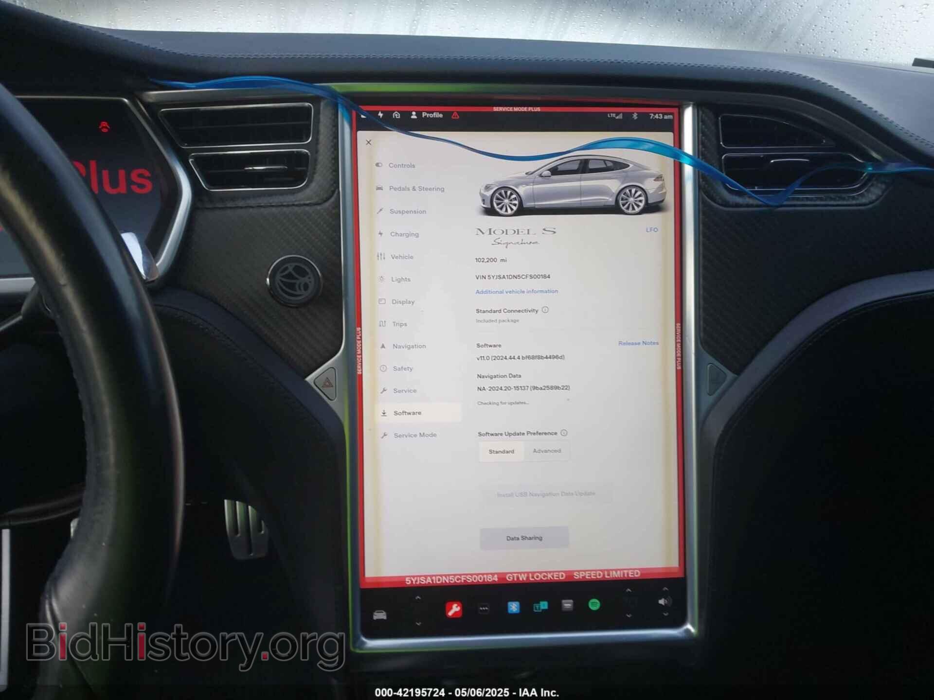 2012 TESLA MODEL S - VIN: 5YJSA1DN5CFS00184 - Photo 17