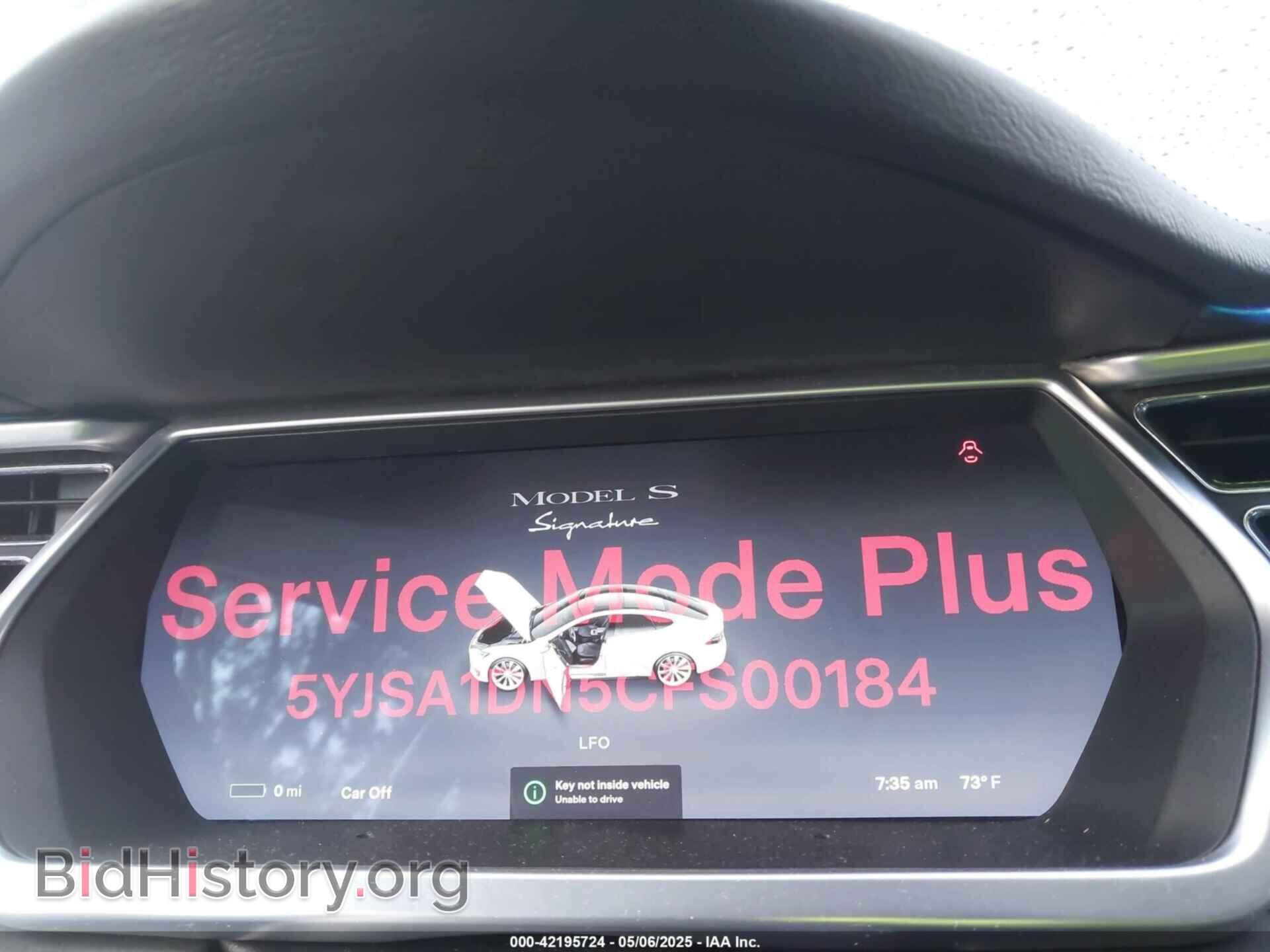 2012 TESLA MODEL S - VIN: 5YJSA1DN5CFS00184 - Photo 7