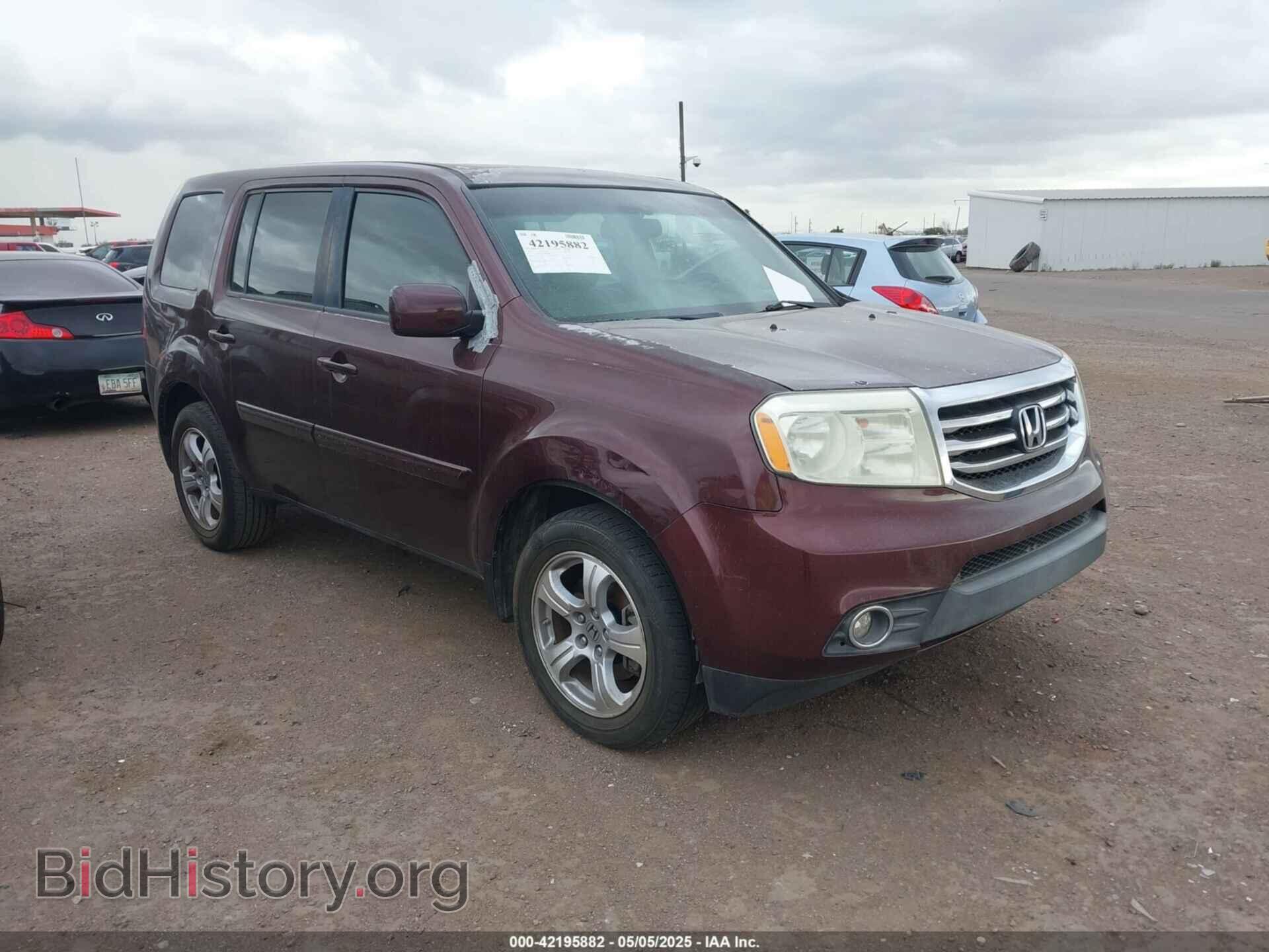 Фотография 5FNYF3H59CB040568 - HONDA PILOT 2012