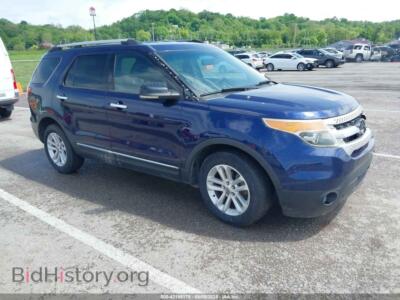 2011 Ford EXPLORER XLT, blue — VIN 1FMHK8D84BGA93803, IAAI