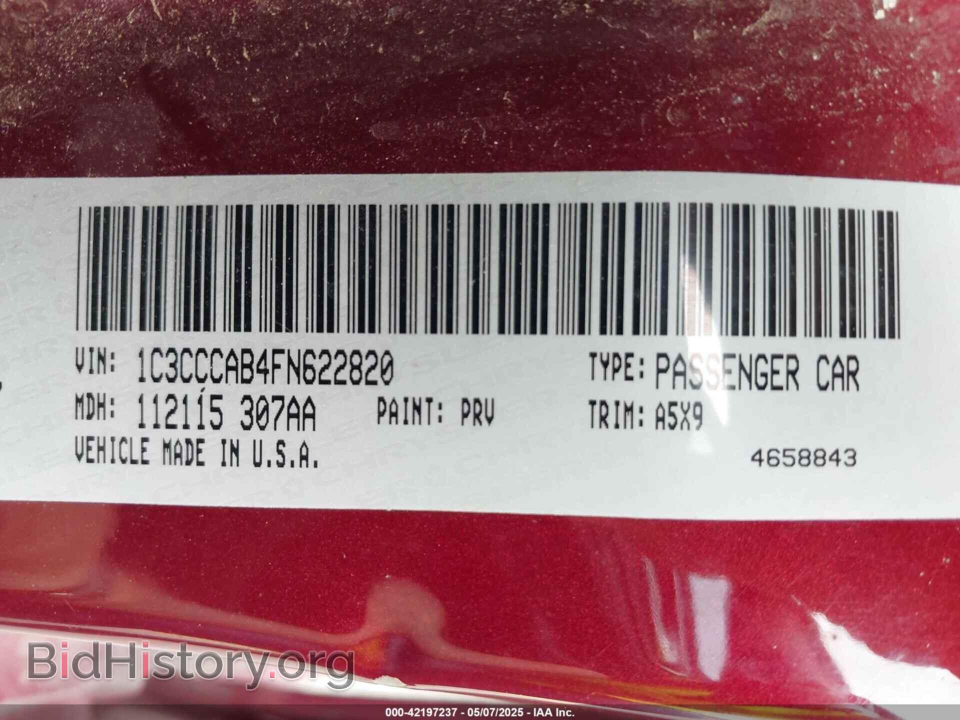2015 CHRYSLER 200 - VIN: 1C3CCCAB4FN622820 - Фото 9