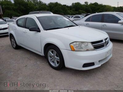 2014 Dodge AVENGER SE, white — VIN 1C3CDZAG7EN225239, IAAI