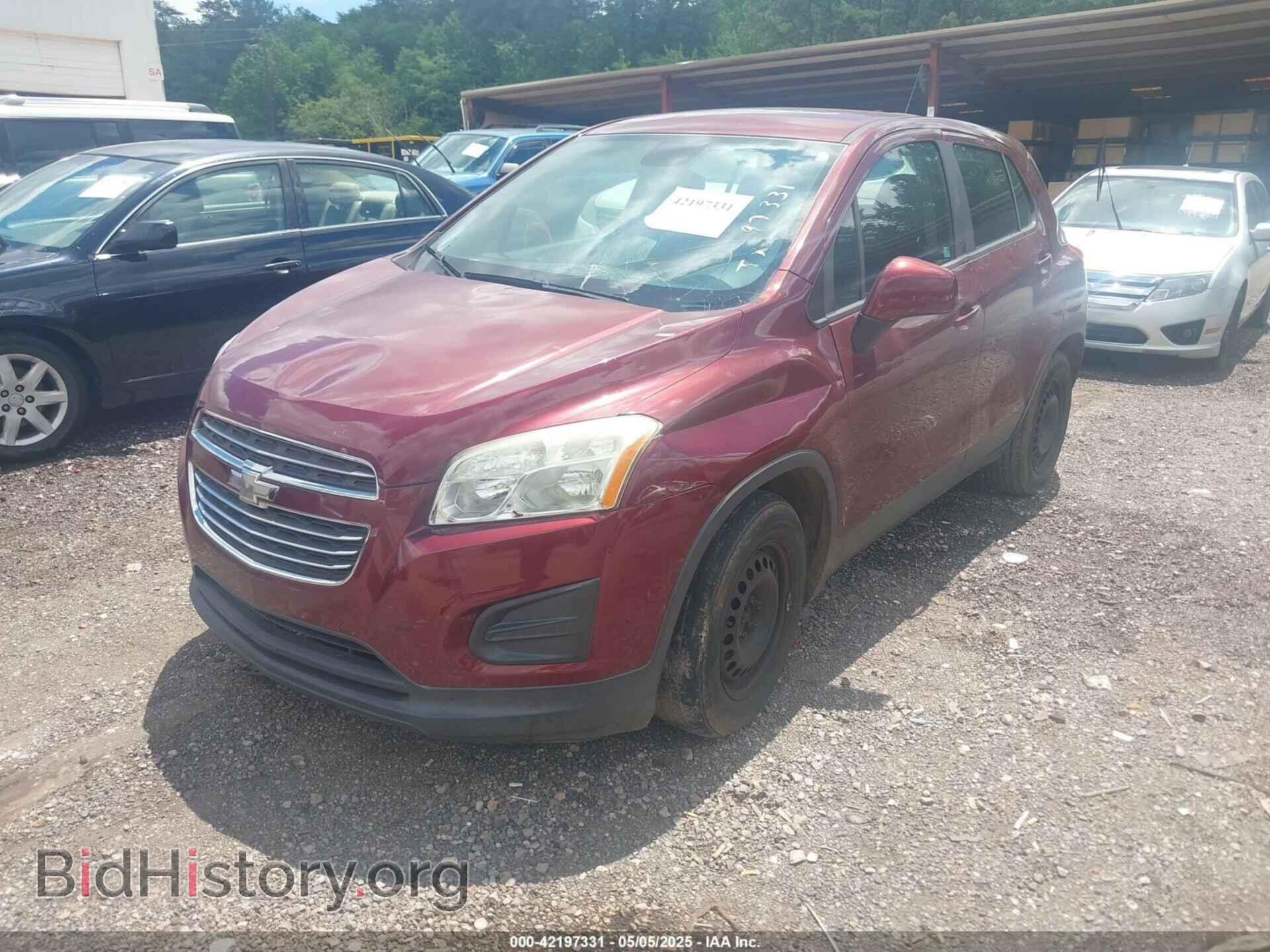 2016 CHEVROLET TRAX - VIN: 3GNCJKSB1GL154807 - Фото 2