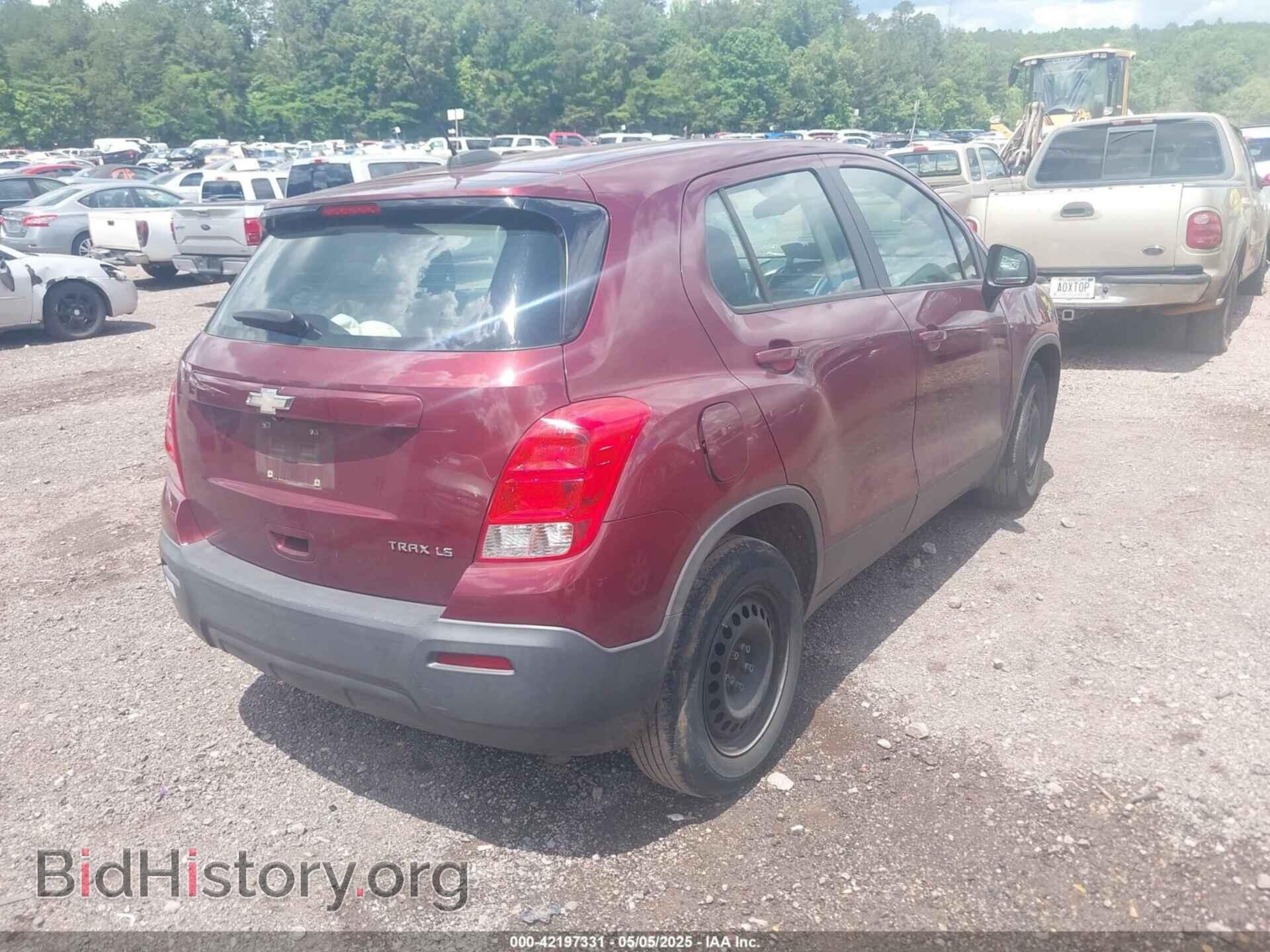 2016 CHEVROLET TRAX - VIN: 3GNCJKSB1GL154807 - Фото 4