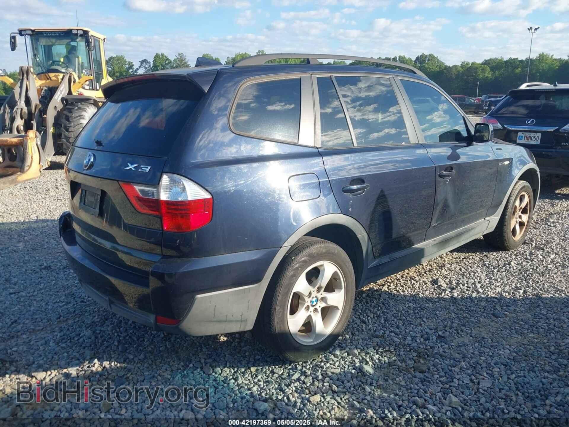 2008 BMW X3 - VIN: WBXPC93408WJ19722 - Фото 4