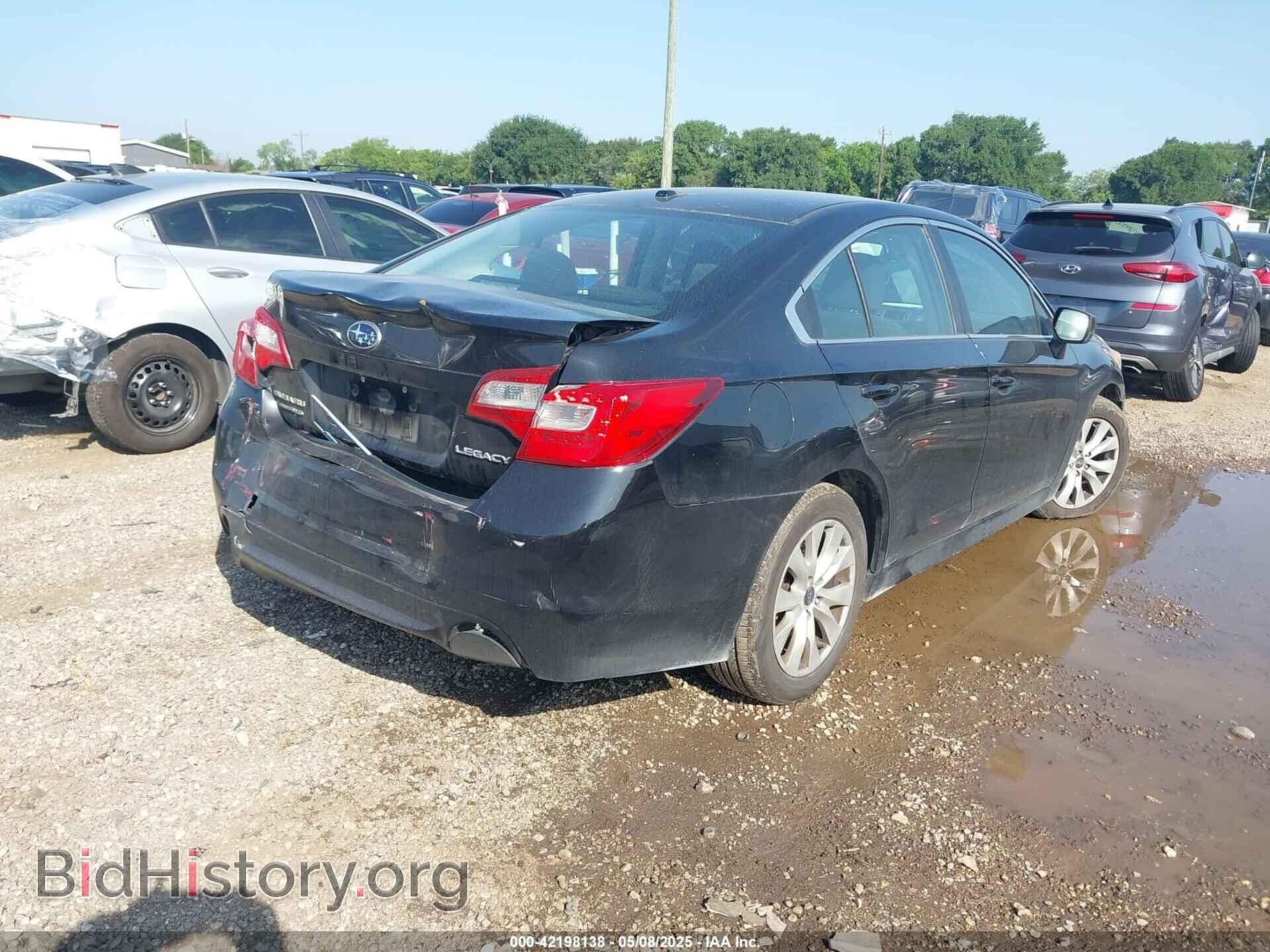 2015 SUBARU LEGACY - VIN: 4S3BNBC65F3052284 - Фото 4