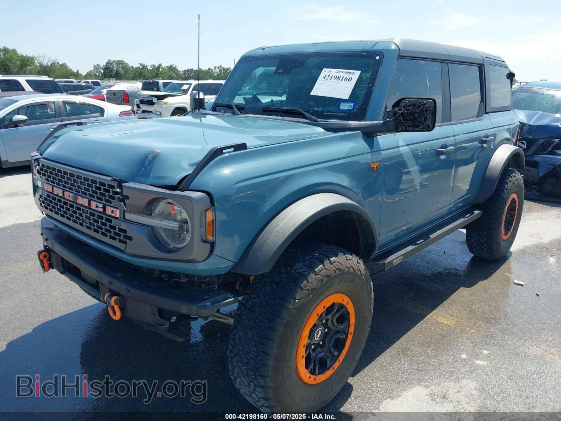 2022 FORD BRONCO - VIN: 1FMEE5DP5NLA90680 - Фото 2