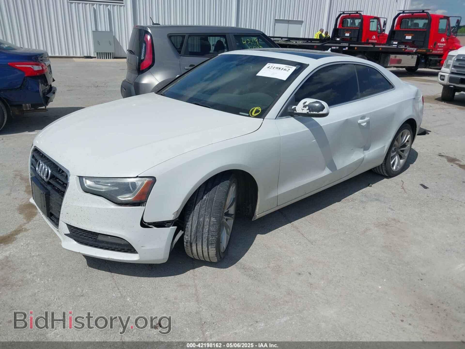 2013 AUDI A5 - VIN: WAULFAFR1DA068084 - Фото 2