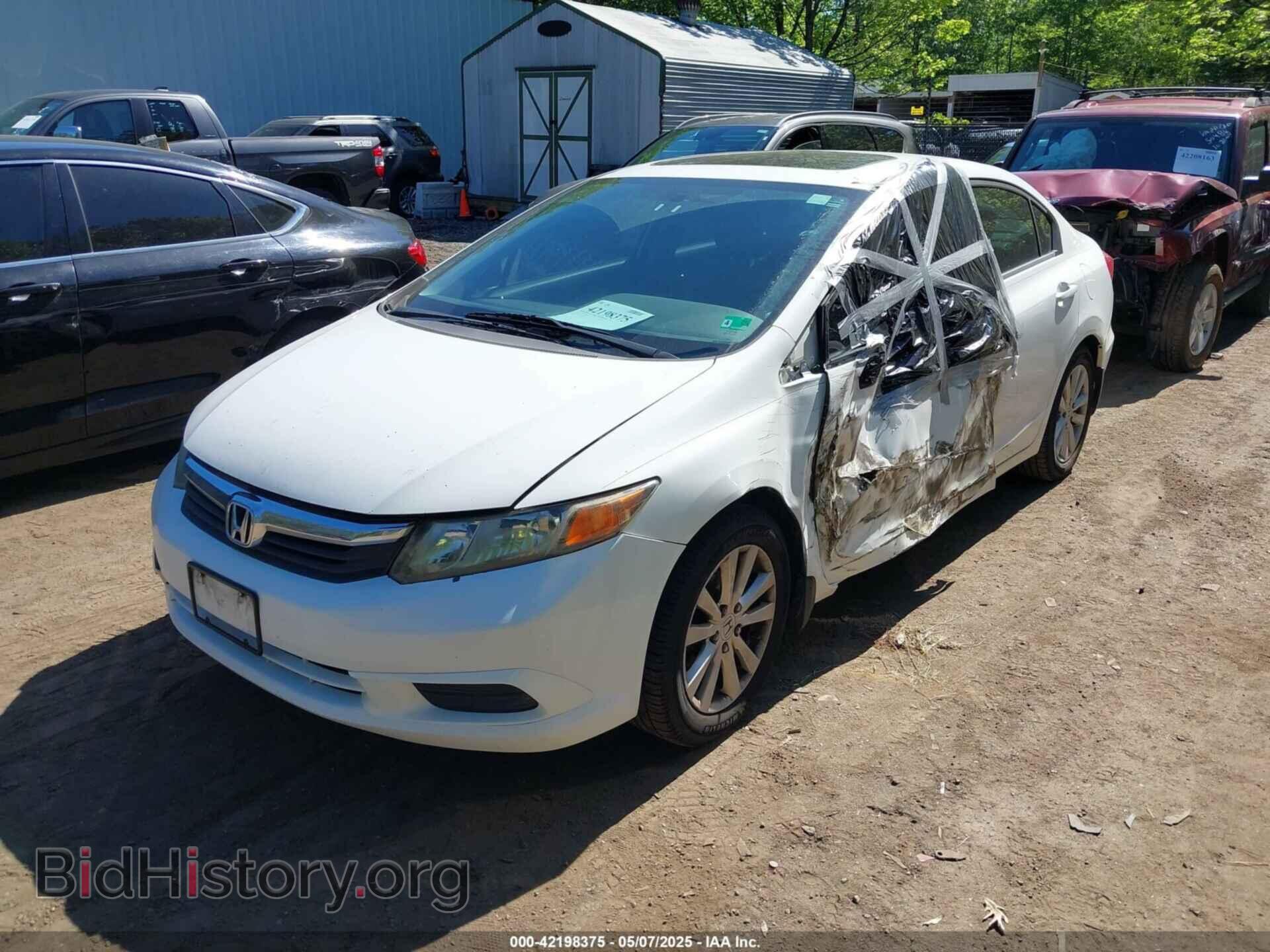 2012 HONDA CIVIC - VIN: 19XFB2F89CE047892 - Фото 2