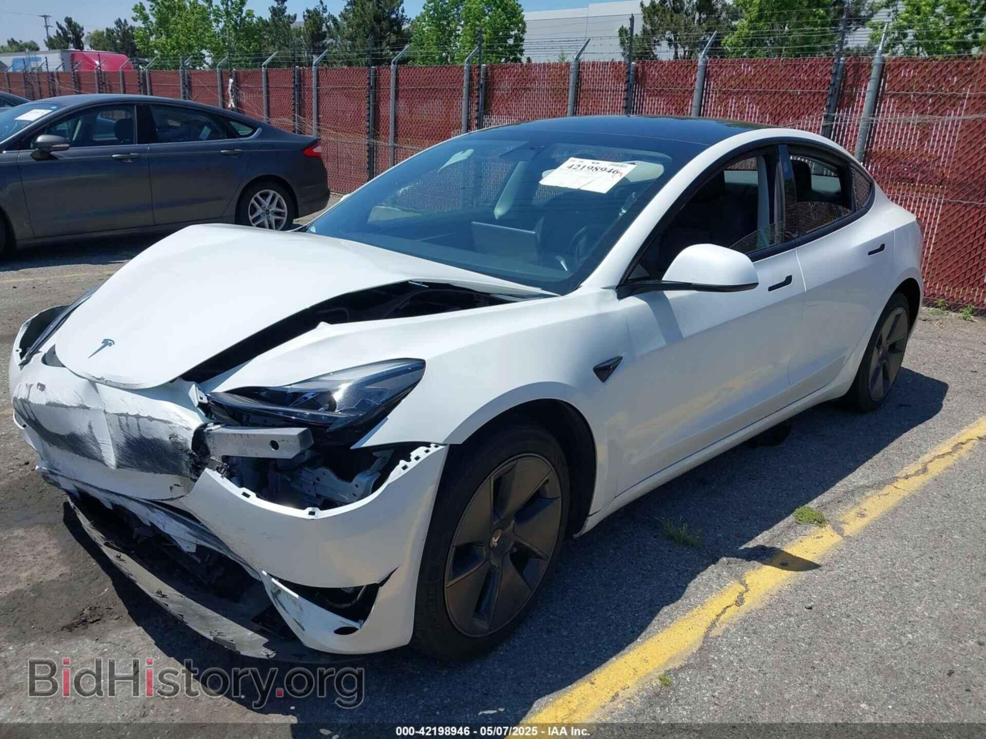 2022 TESLA MODEL 3 - VIN: 5YJ3E1EA6NF332281 - Фото 2
