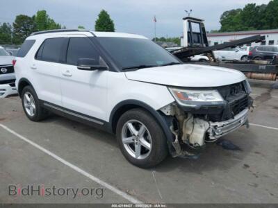2017 Ford EXPLORER XLT, white — VIN 1FM5K8D88HGC79503, IAAI