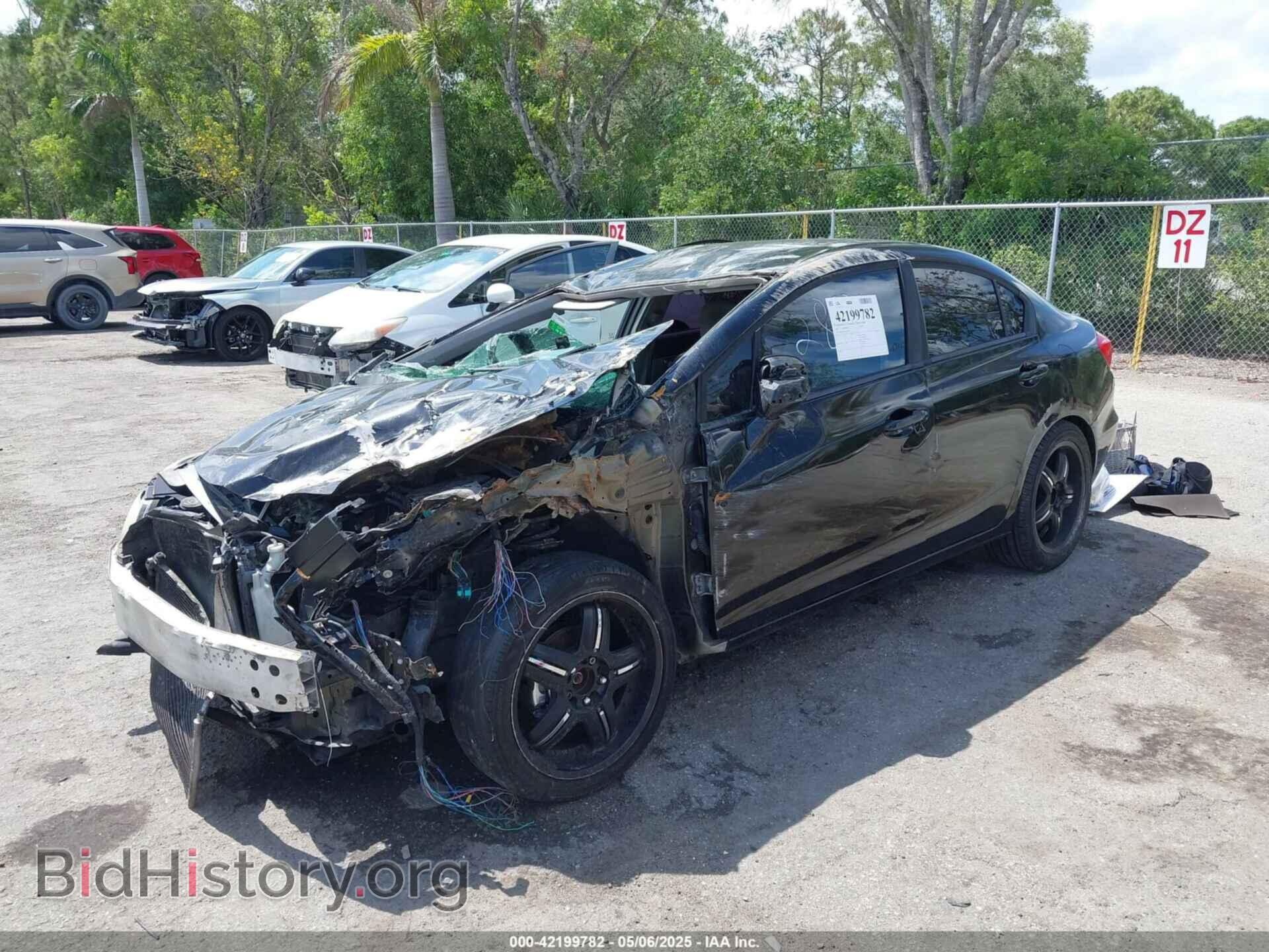 2012 HONDA CIVIC - VIN: 2HGFB2F56CH562876 - Фото 2