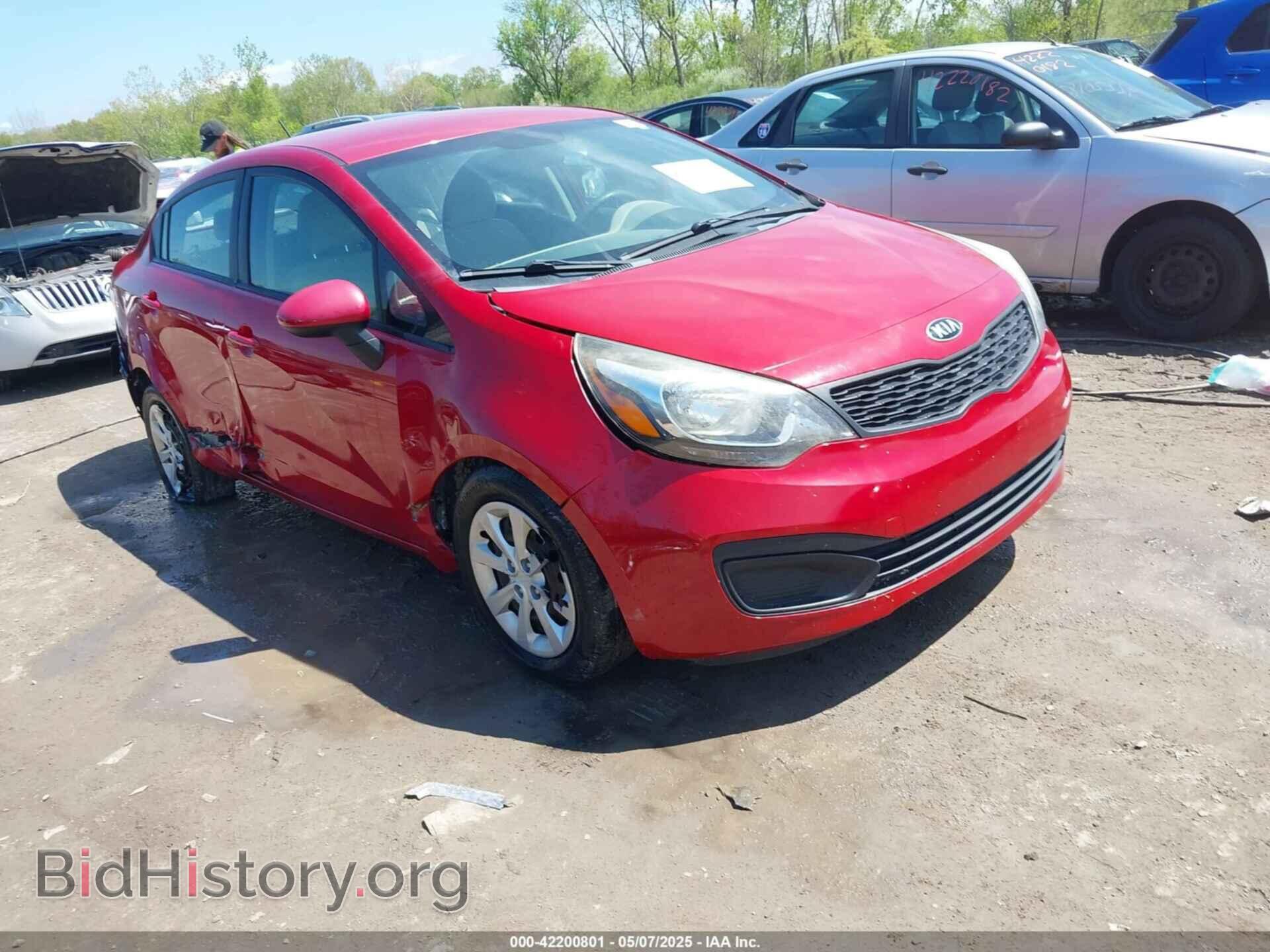 Фотография KNADM4A30D6281402 - KIA RIO 2013